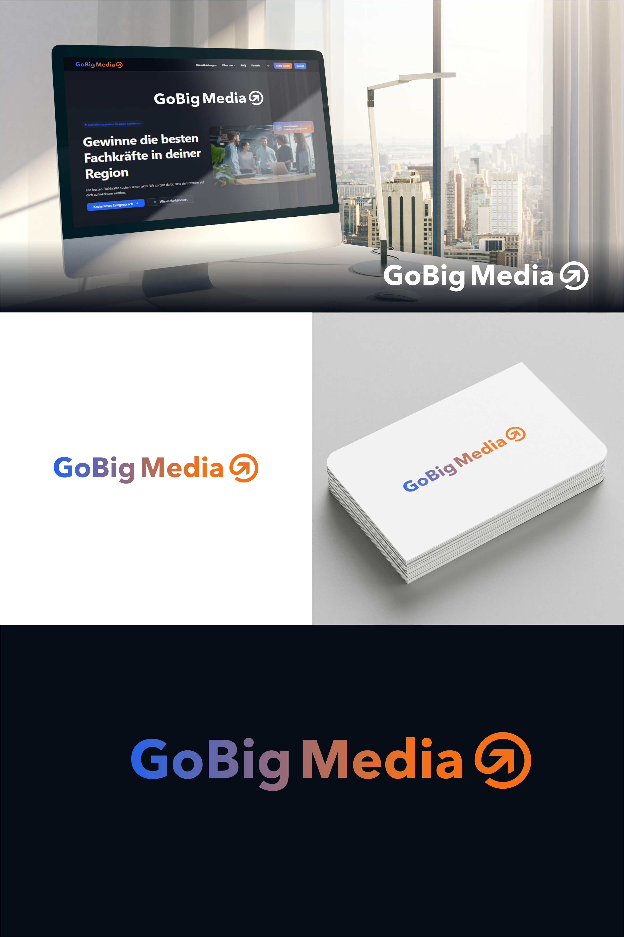 Logo Design by melzh for GoBig Media GmbH | Design #36637036