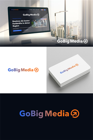 Logo Design by melzh for GoBig Media GmbH | Design: #36637036