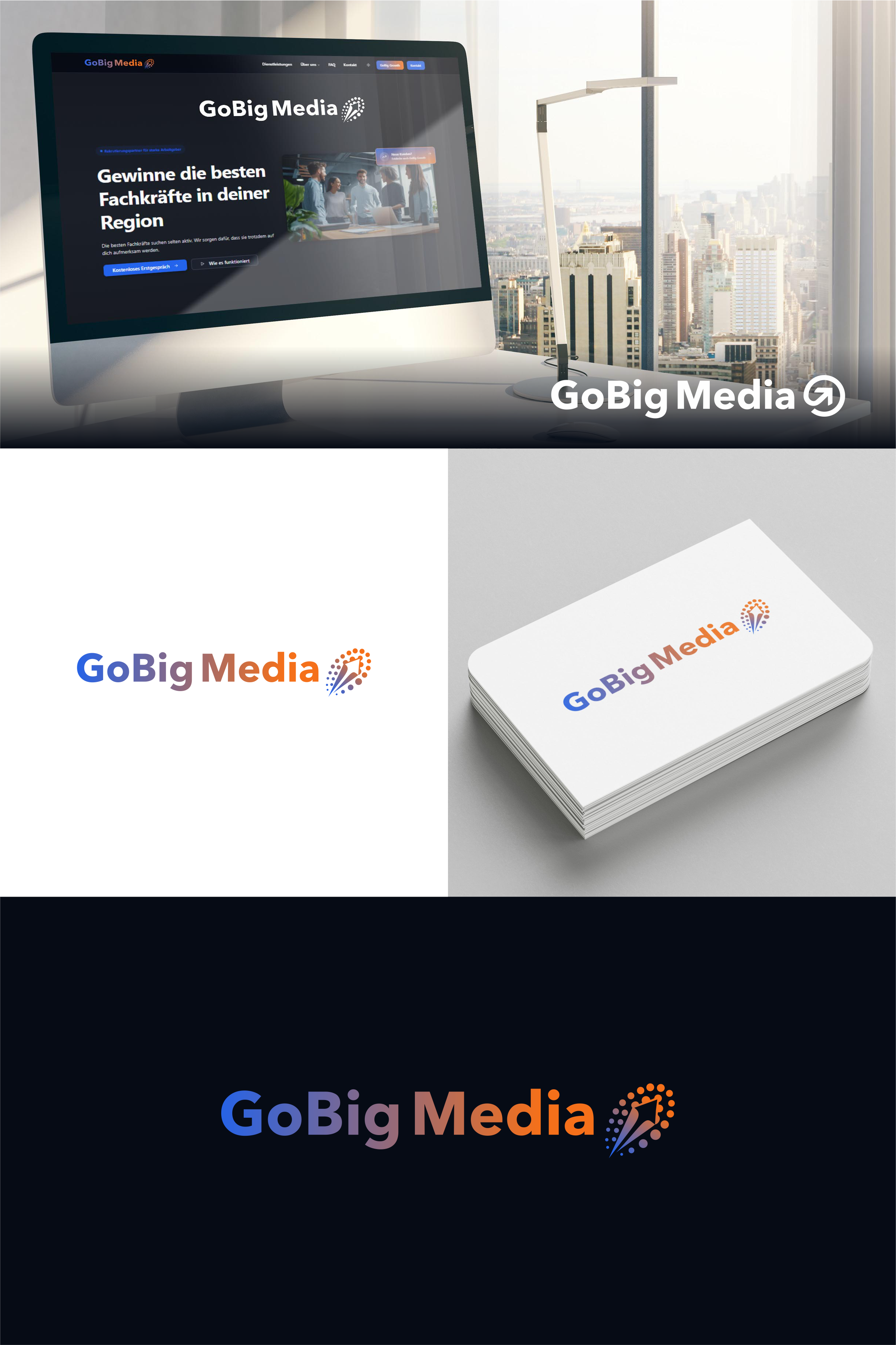 Logo Design by melzh for GoBig Media GmbH | Design #36640954