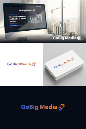 Logo Design by melzh for GoBig Media GmbH | Design: #36640954
