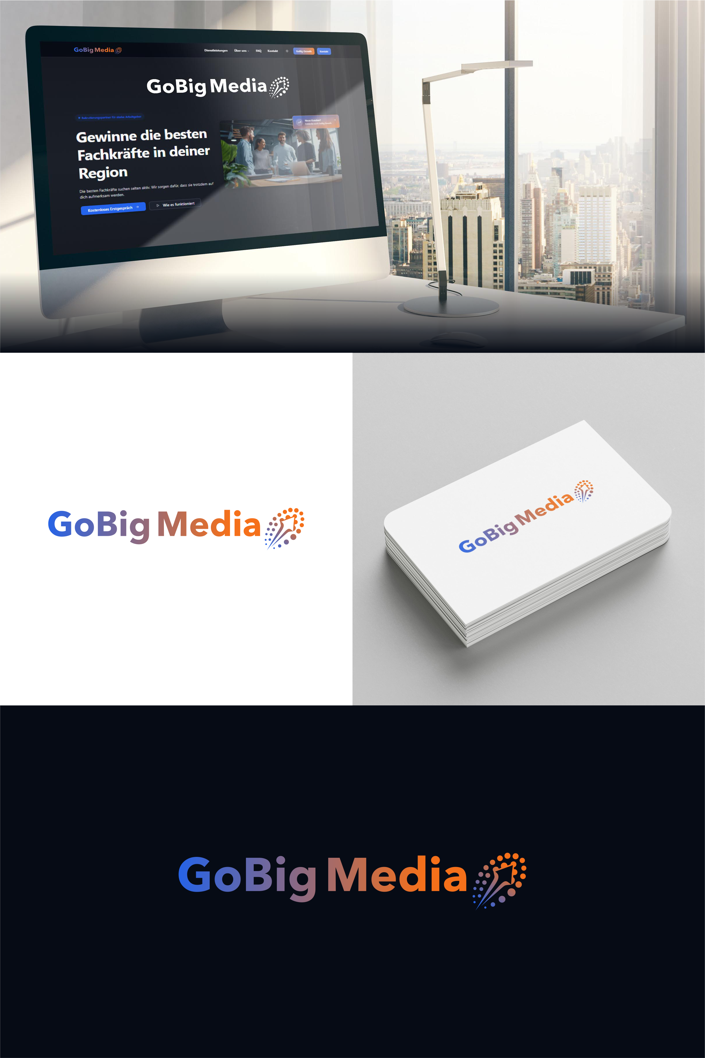 Logo Design by melzh for GoBig Media GmbH | Design #36650169