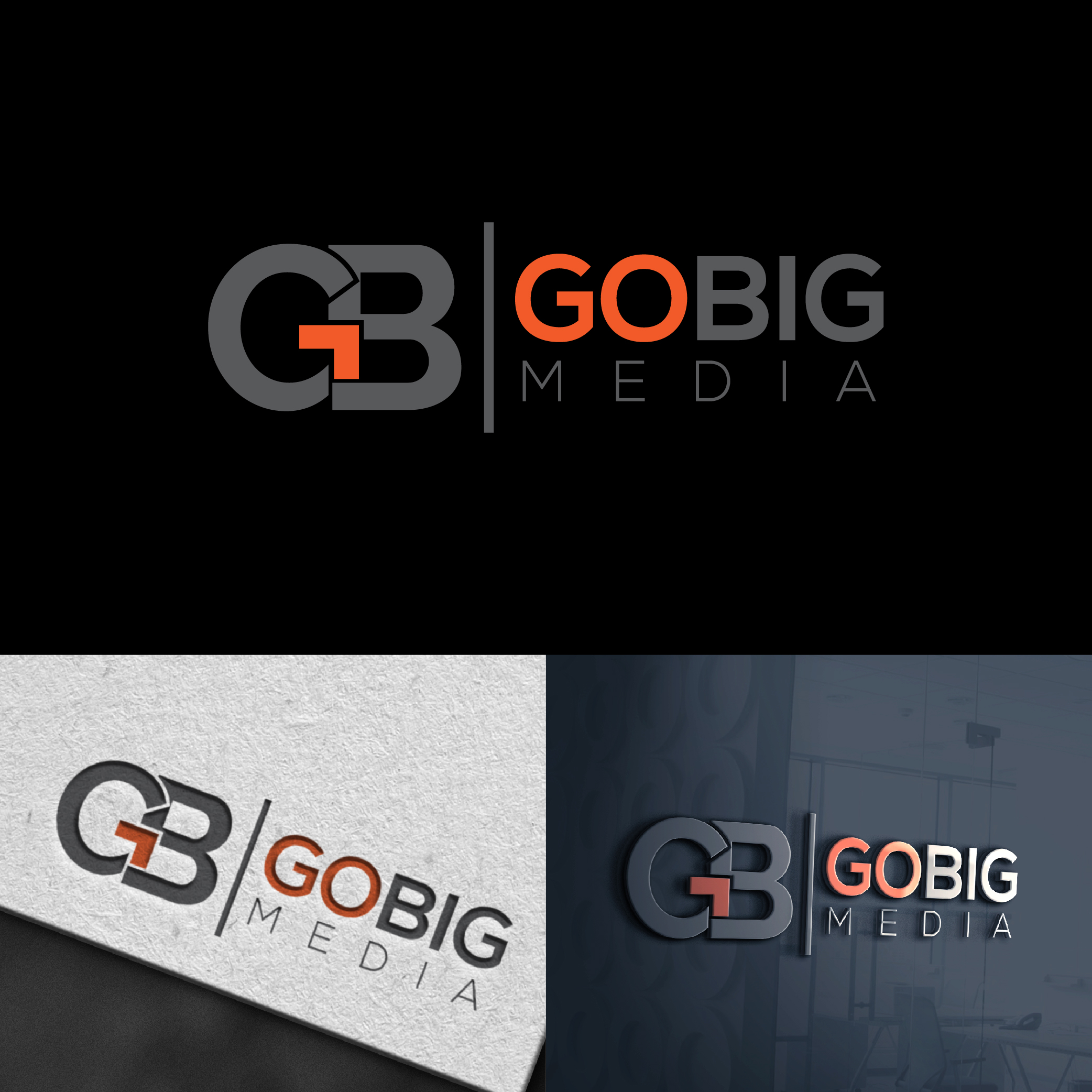 Diseño de Logo por designer profile para GoBig Media GmbH | Diseño #36604576