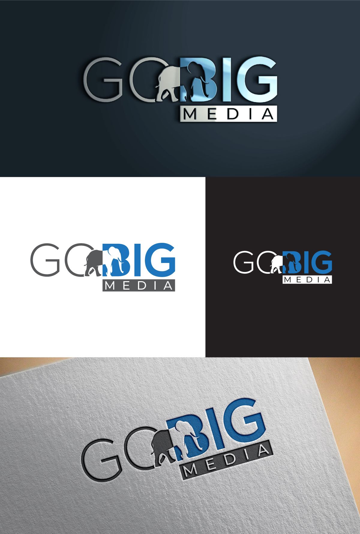 Logo Design by ThemeBoss for GoBig Media GmbH | Design #36608313