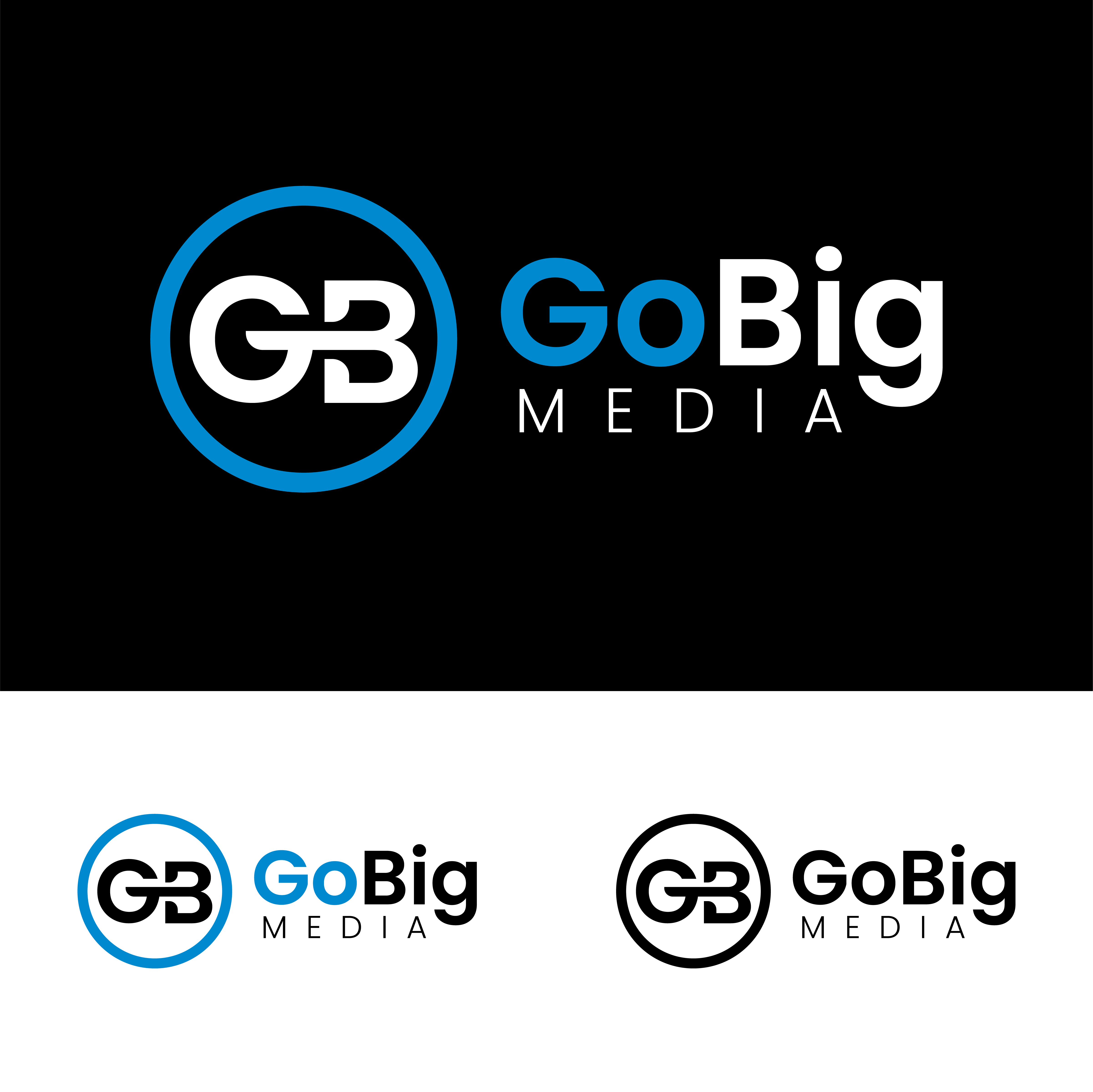 Diseño de Logo por John Mark Arts para GoBig Media GmbH | Diseño #36606940