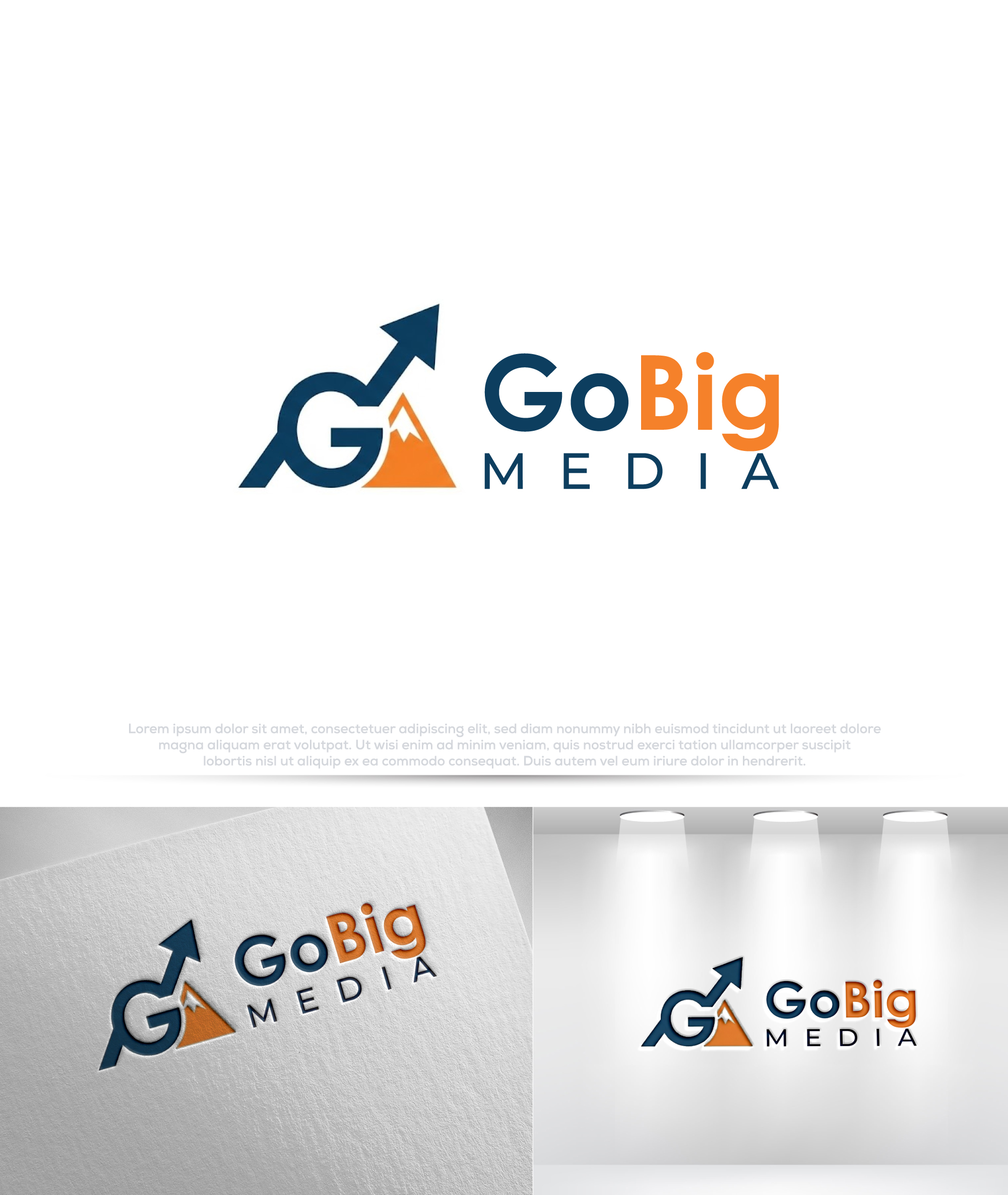Diseño de Logo por Pilot_DesignR™ para GoBig Media GmbH | Diseño #36604246