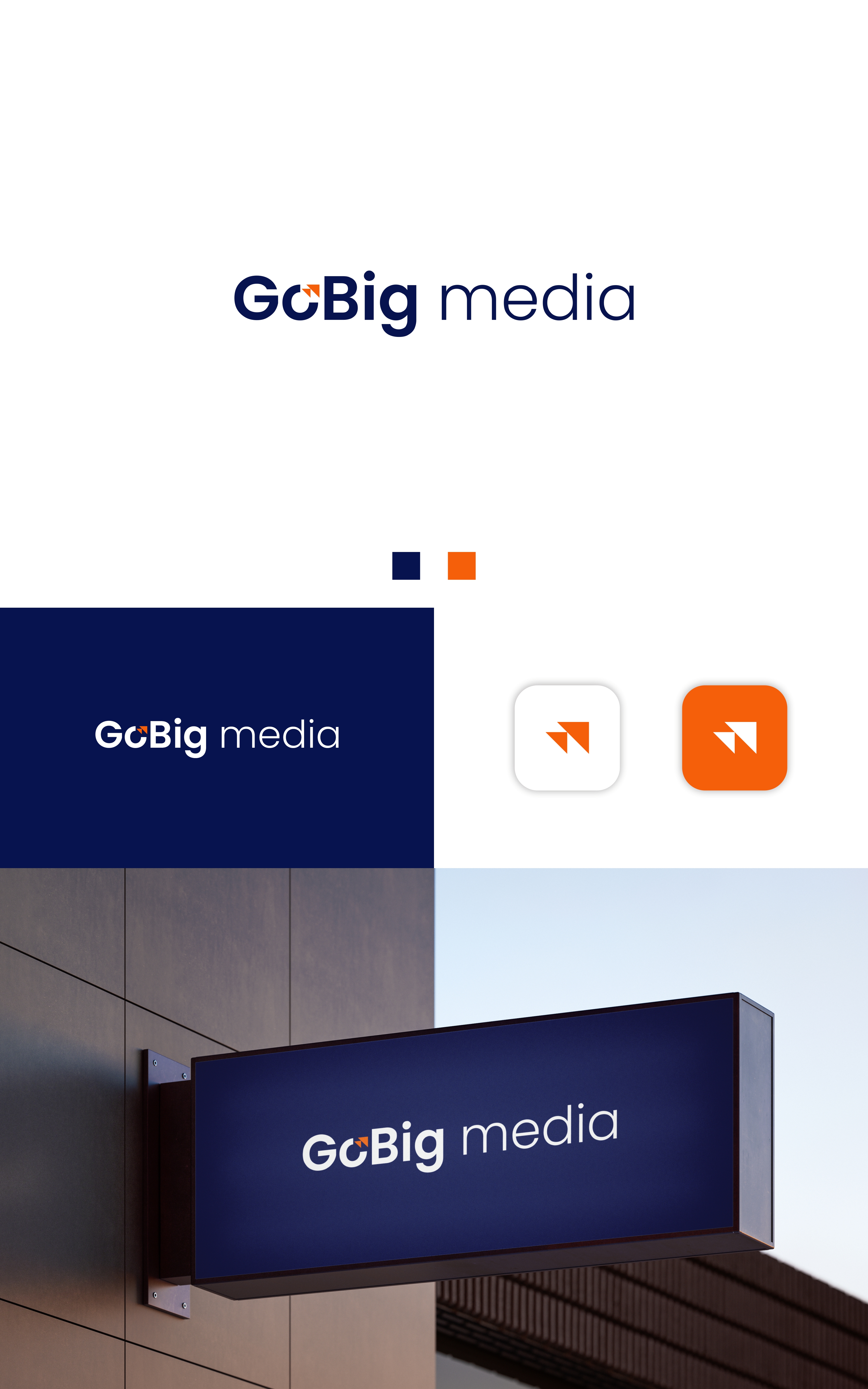 Diseño de Logo por Dell_a.Design para GoBig Media GmbH | Diseño #36607053