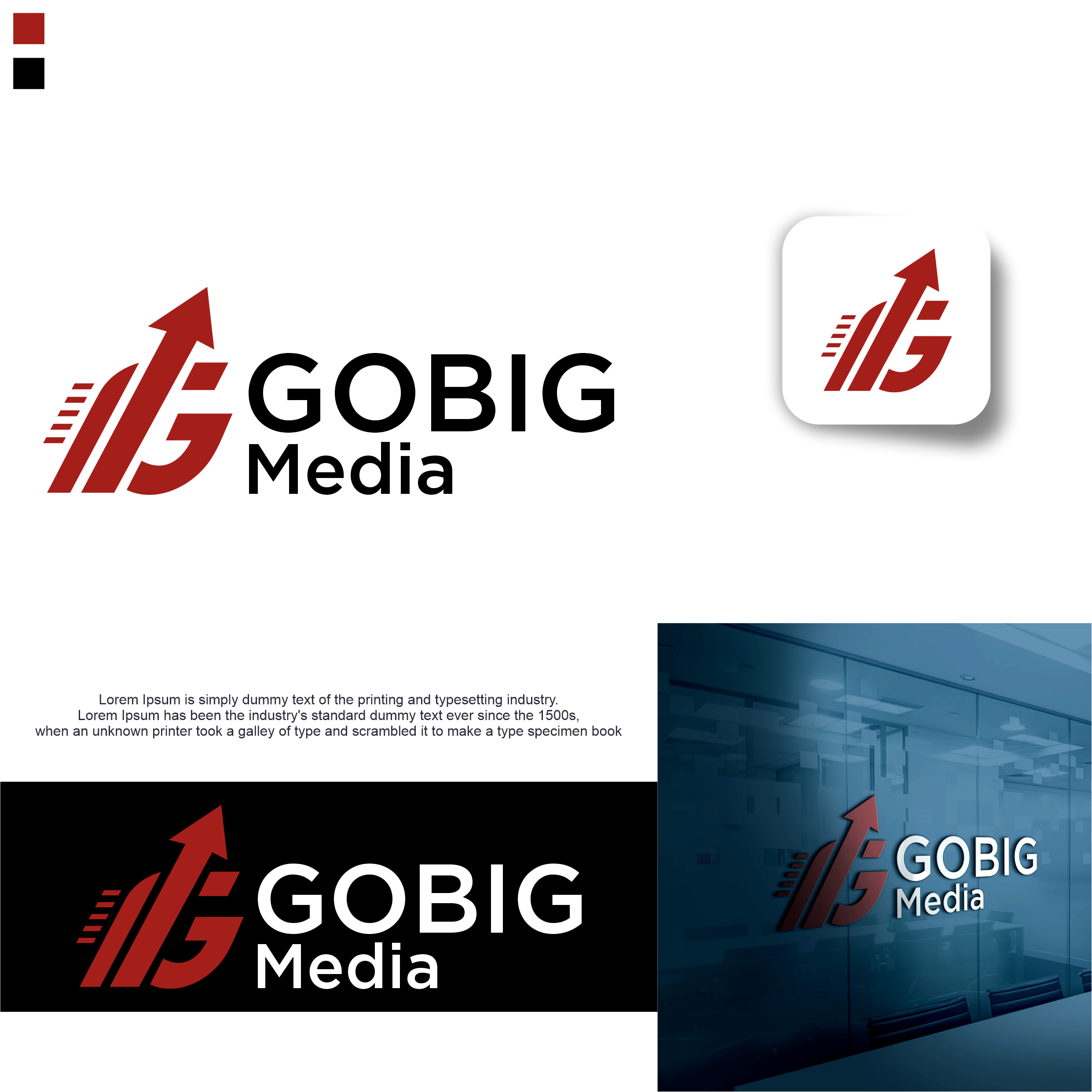 Diseño de Logo por Abigaill_design para GoBig Media GmbH | Diseño #36616777