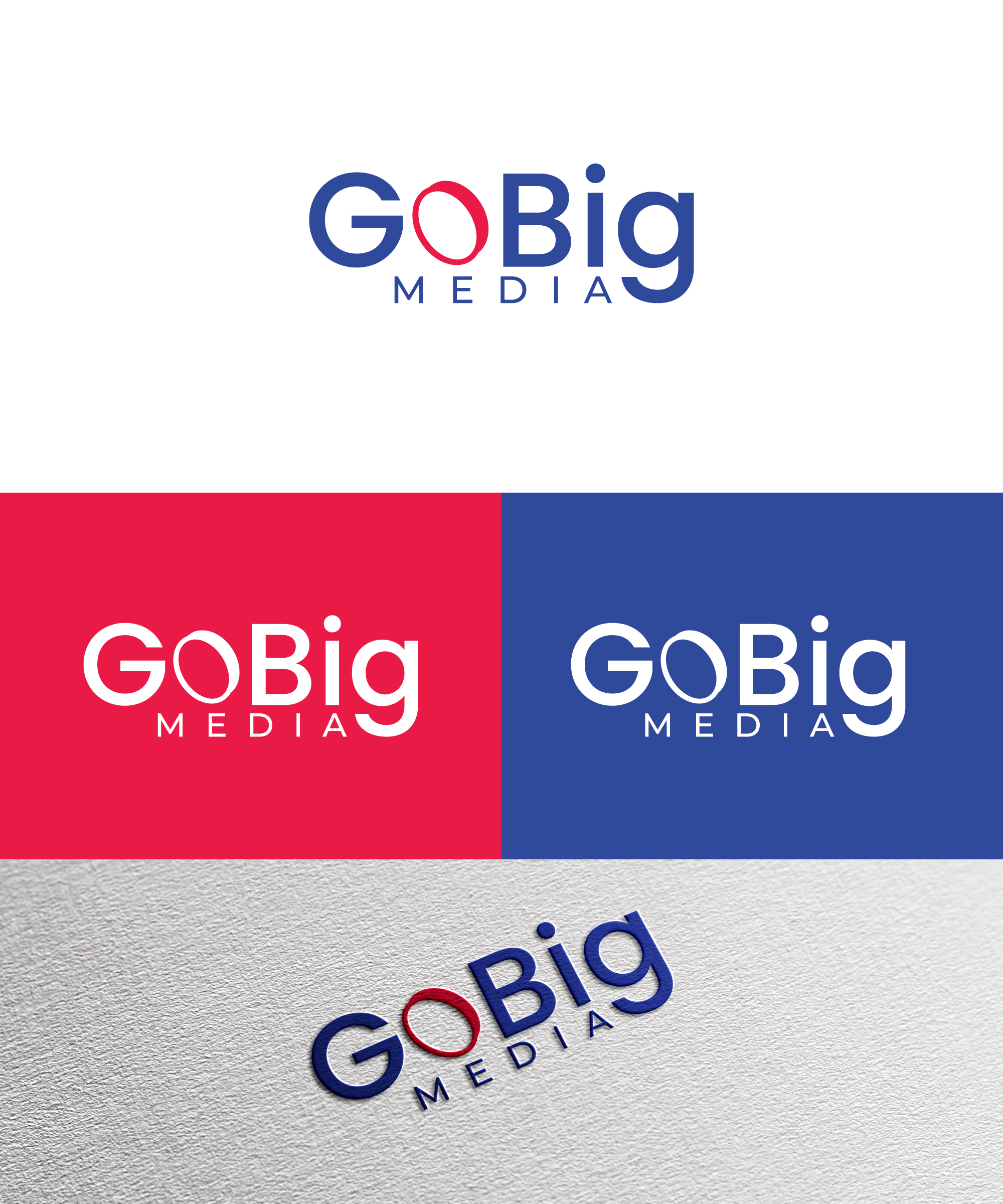 Diseño de Logo por Designerrasedul para GoBig Media GmbH | Diseño #36613875