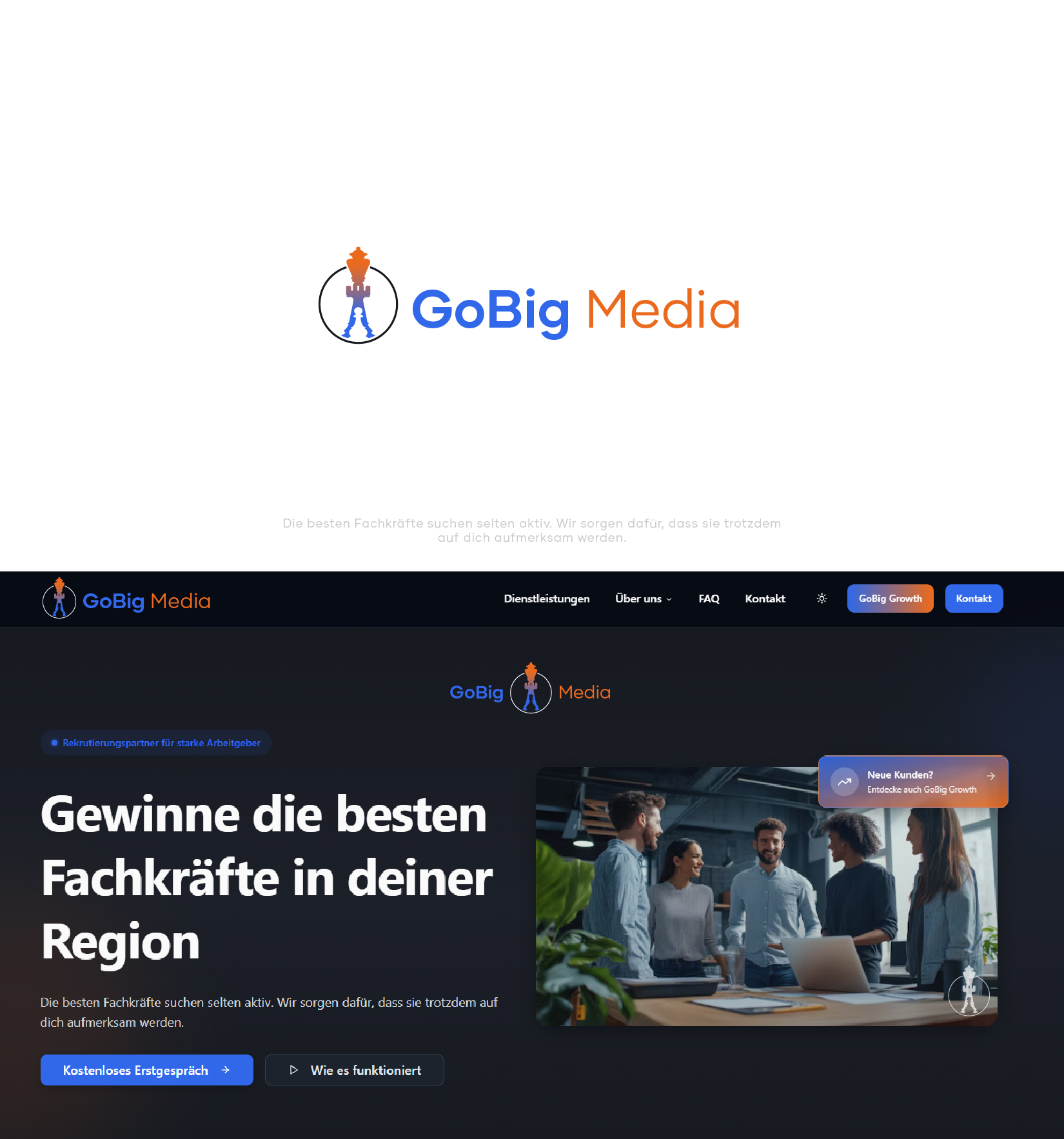 Diseño de Logo por JuniorDesigns para GoBig Media GmbH | Diseño #36611075