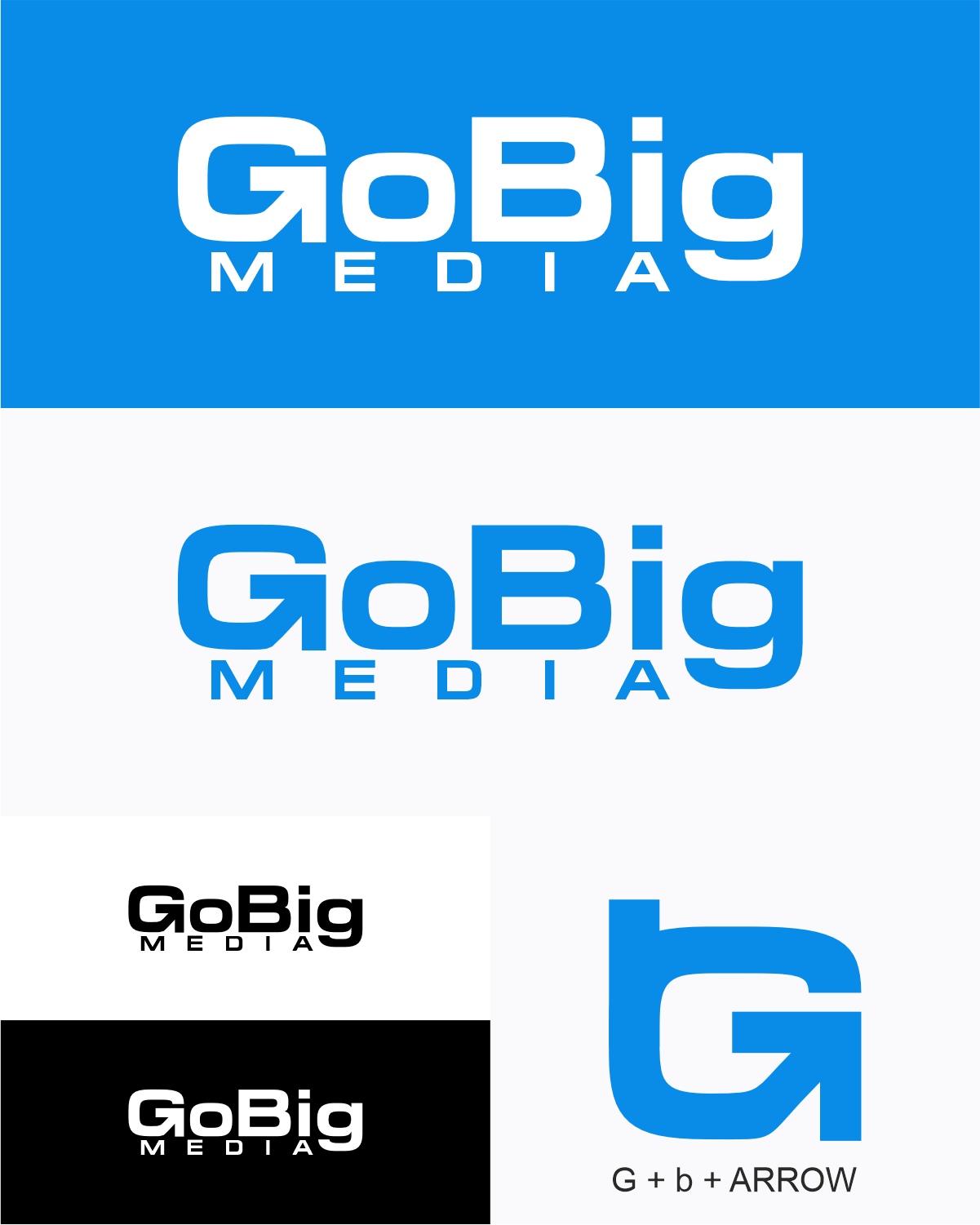 Diseño de Logo por S.S. Mulla para GoBig Media GmbH | Diseño #36606884