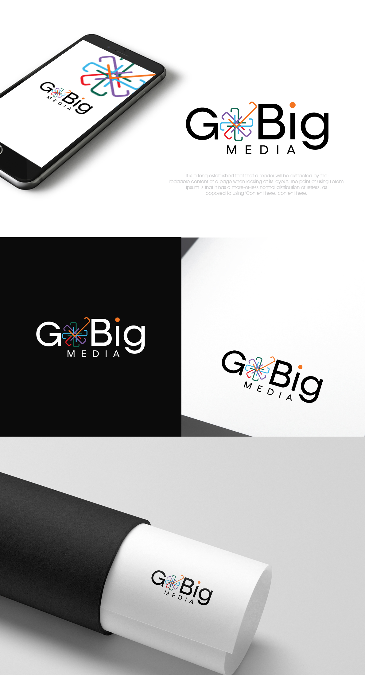 Logo Design by SL Designer for GoBig Media GmbH | Design #36606787