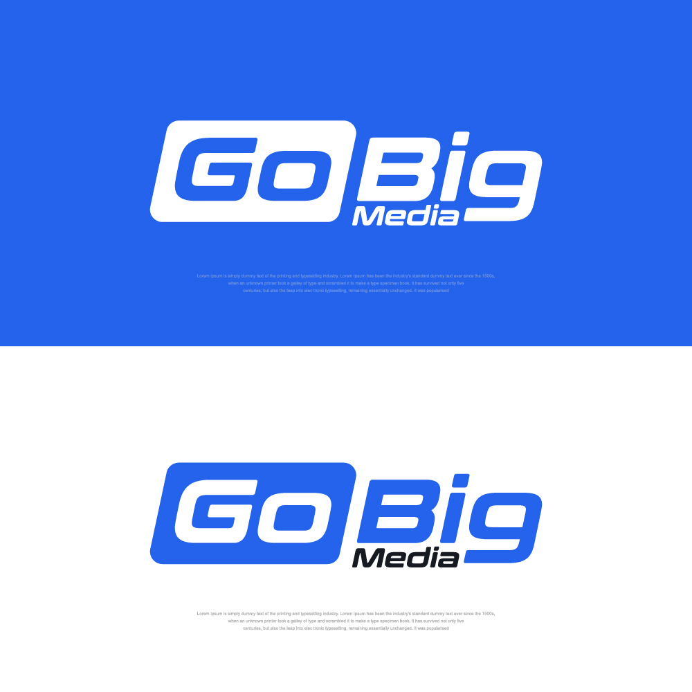Logo Design by sushsharma99 for GoBig Media GmbH | Design #36603989