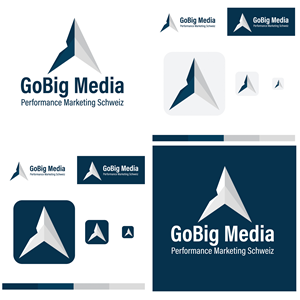 Logo Design by Stick No Bulls for GoBig Media GmbH | Design: #36604616