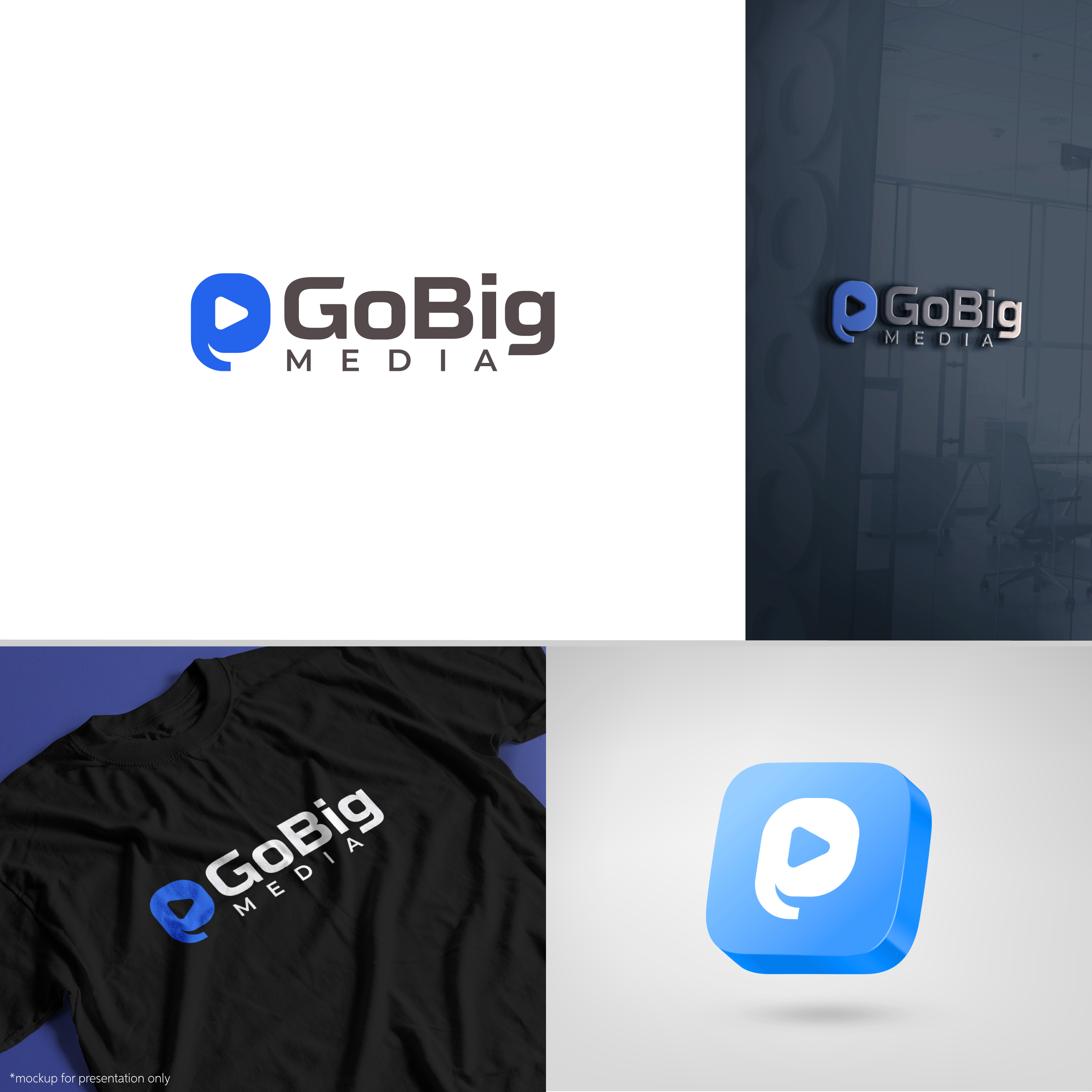 Diseño de Logo por Arjuna Design para GoBig Media GmbH | Diseño #36607227