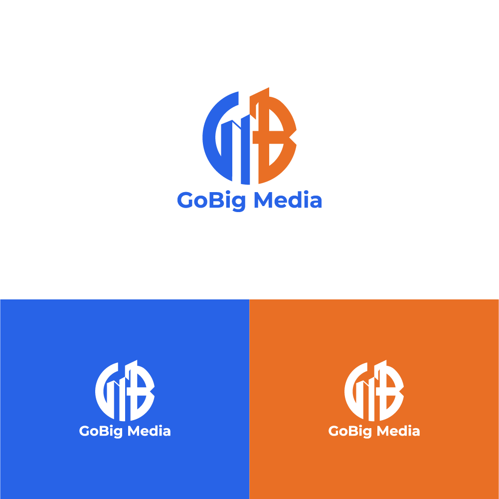 Logo Design by AlphabetZero.co.uk for GoBig Media GmbH | Design #36621969