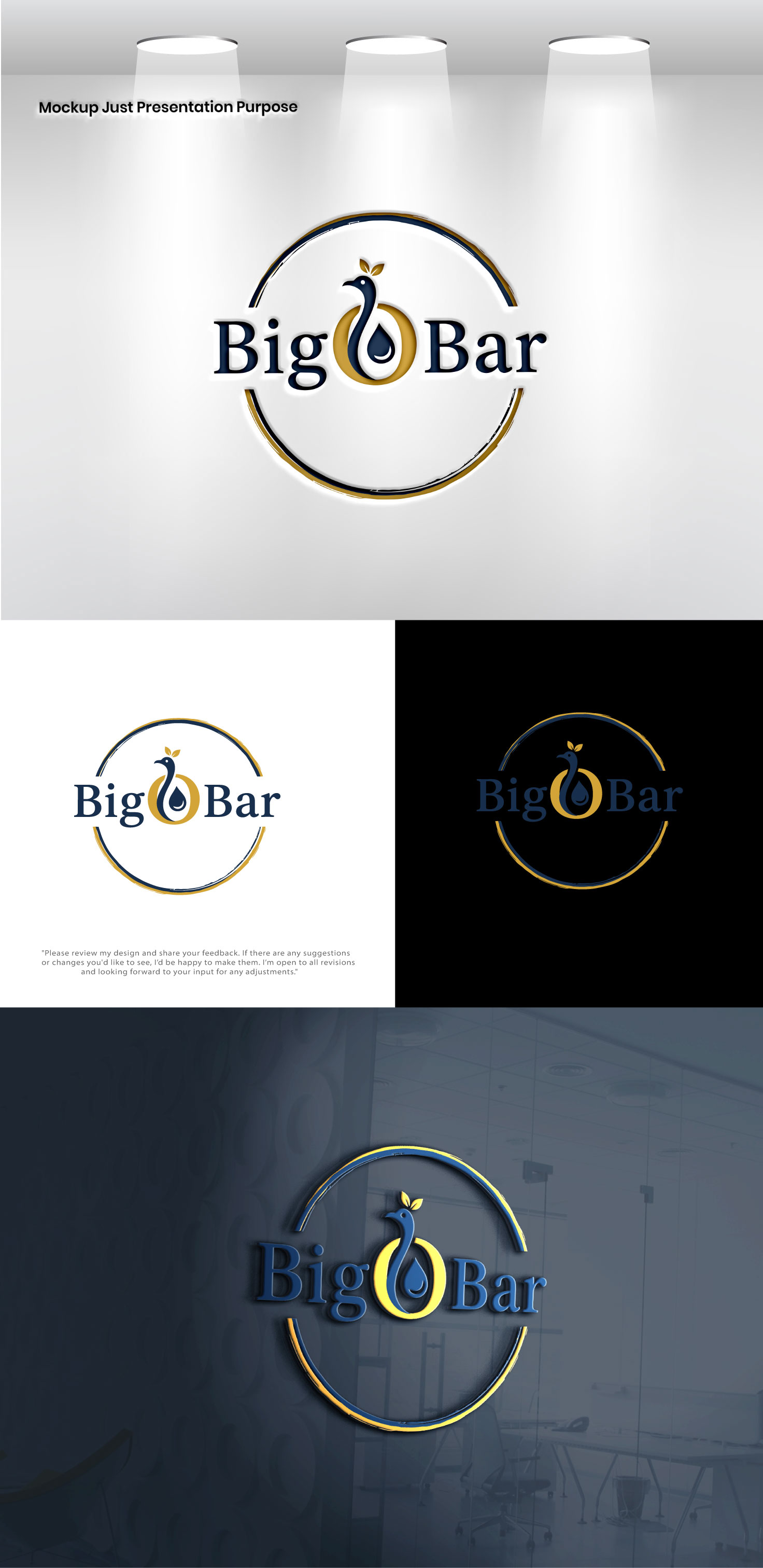 Logo Design by VectorForge for Big O Bar | Design #36615141