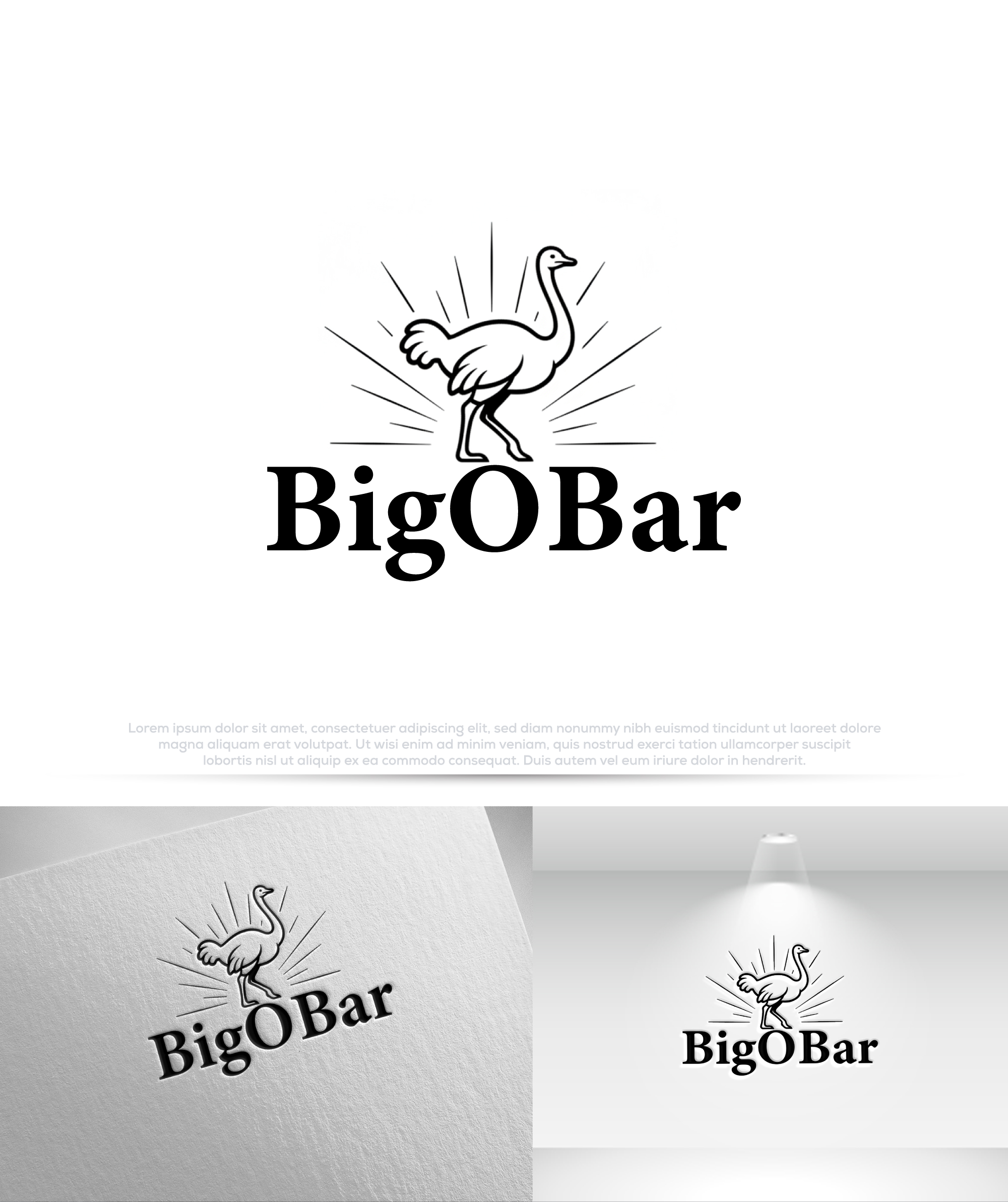 Design de Logo par Pilot_DesignR™ pour Big O Bar | Design #36613086