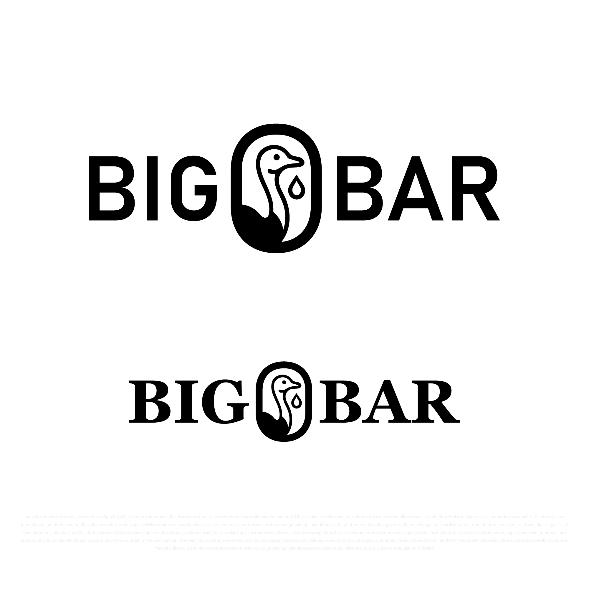 Design de Logo par BRBgraphix pour Big O Bar | Design #36637157