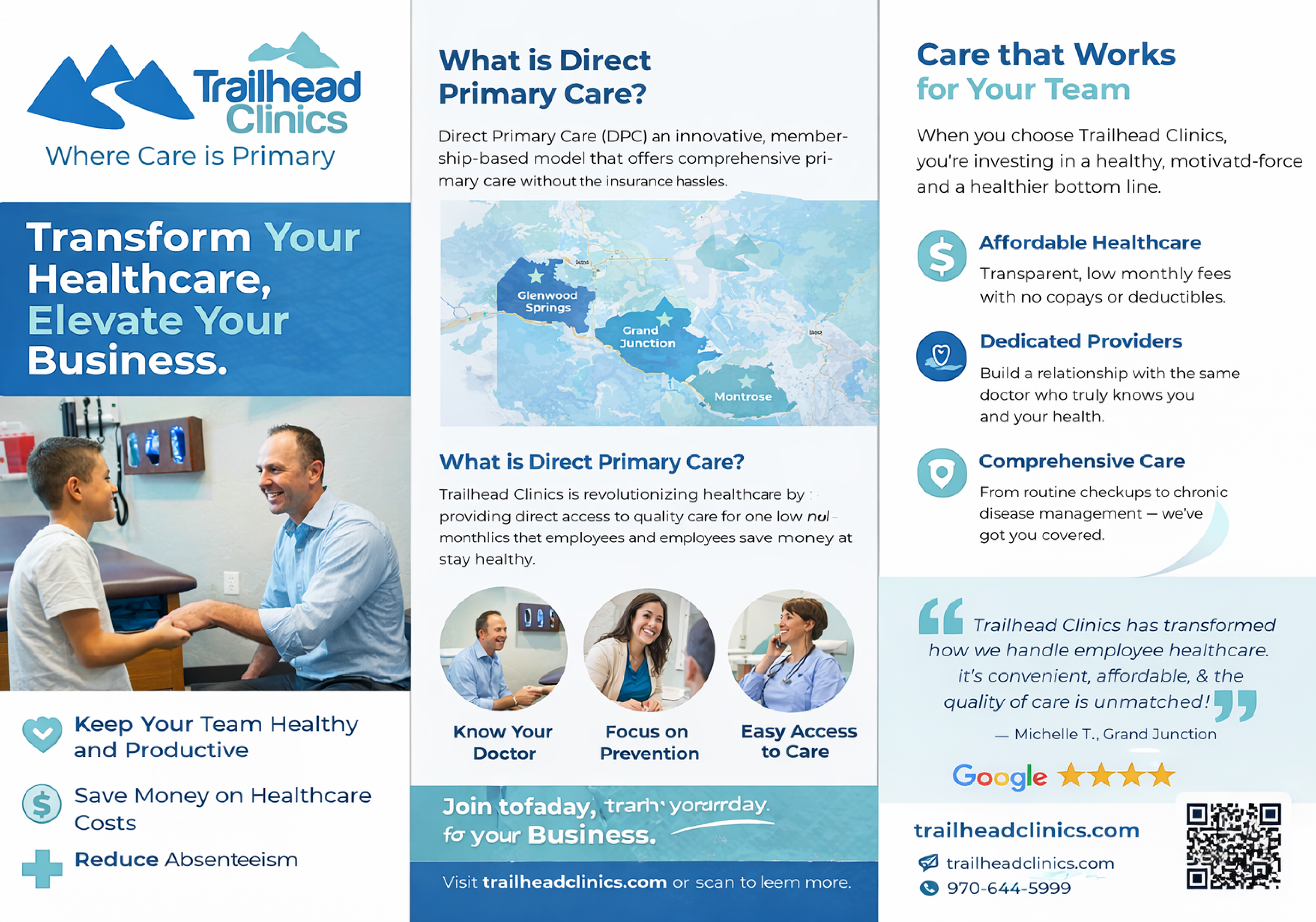 Flyer Design by Fuhad Jihad for Trailhead Clinics | Design #36618824