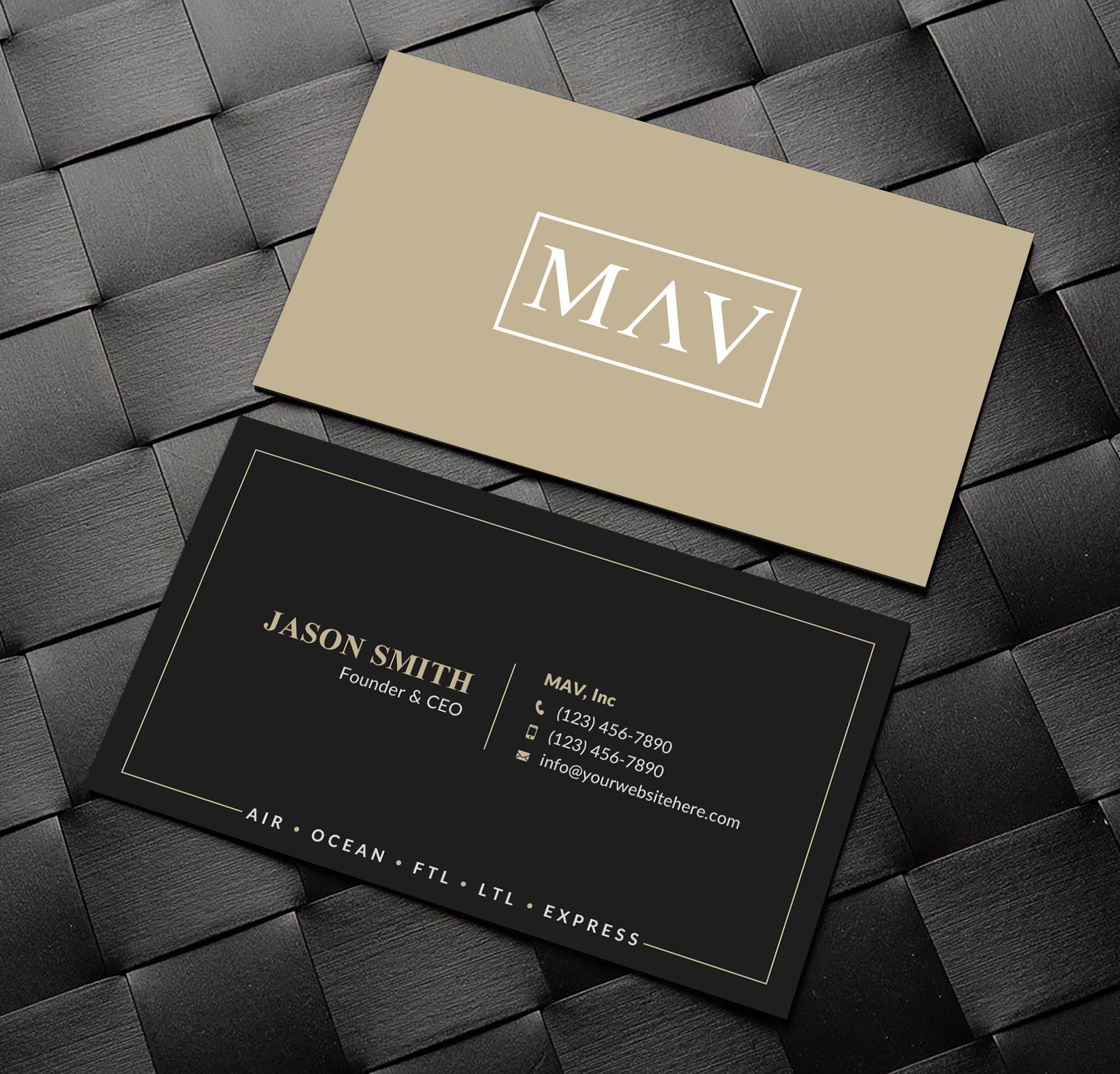 Business Card Design by Sun Moon Graphic Designer for this project | Design #36617184