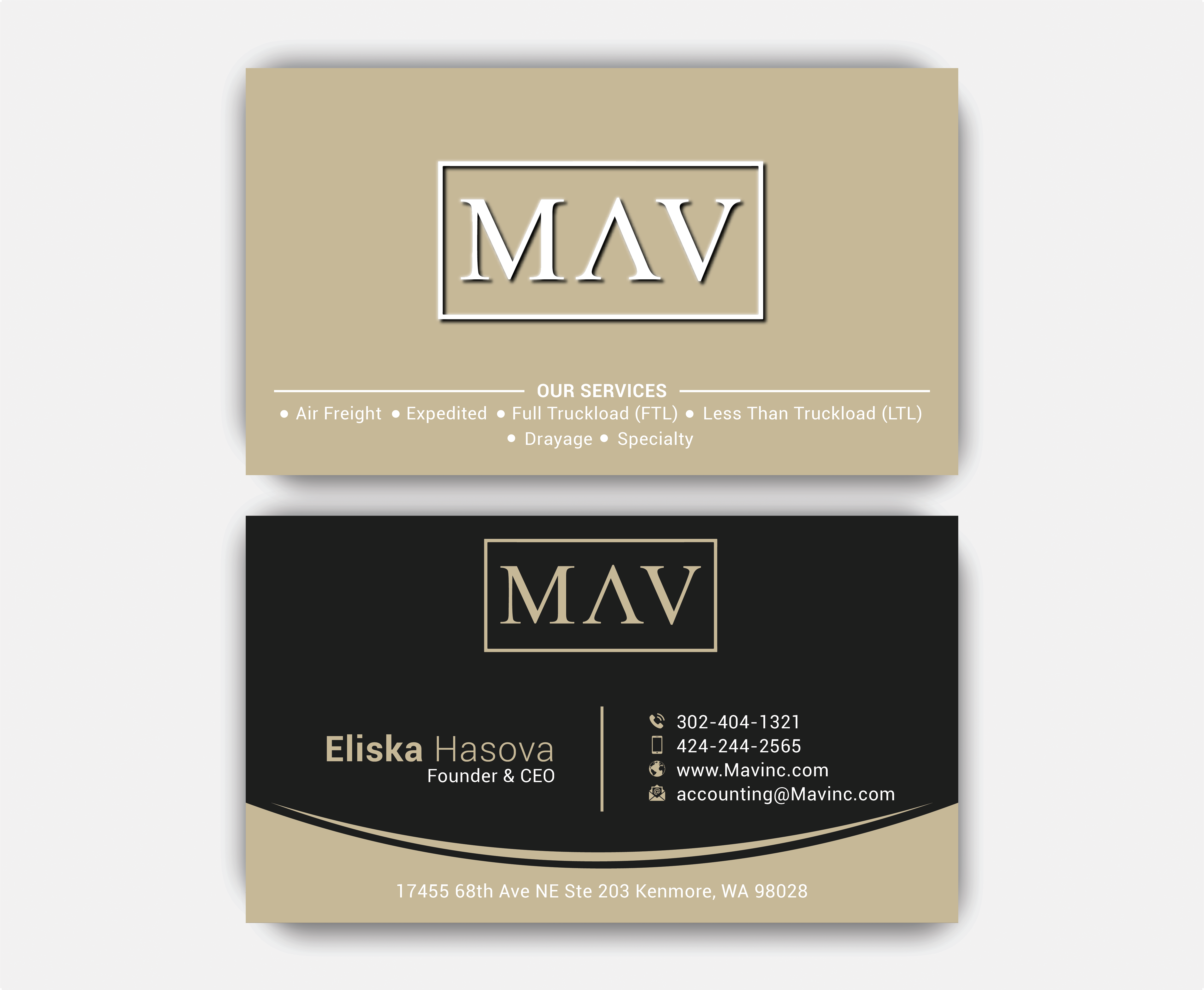 Business Card Design by DesignerShahadat for this project | Design #36616897