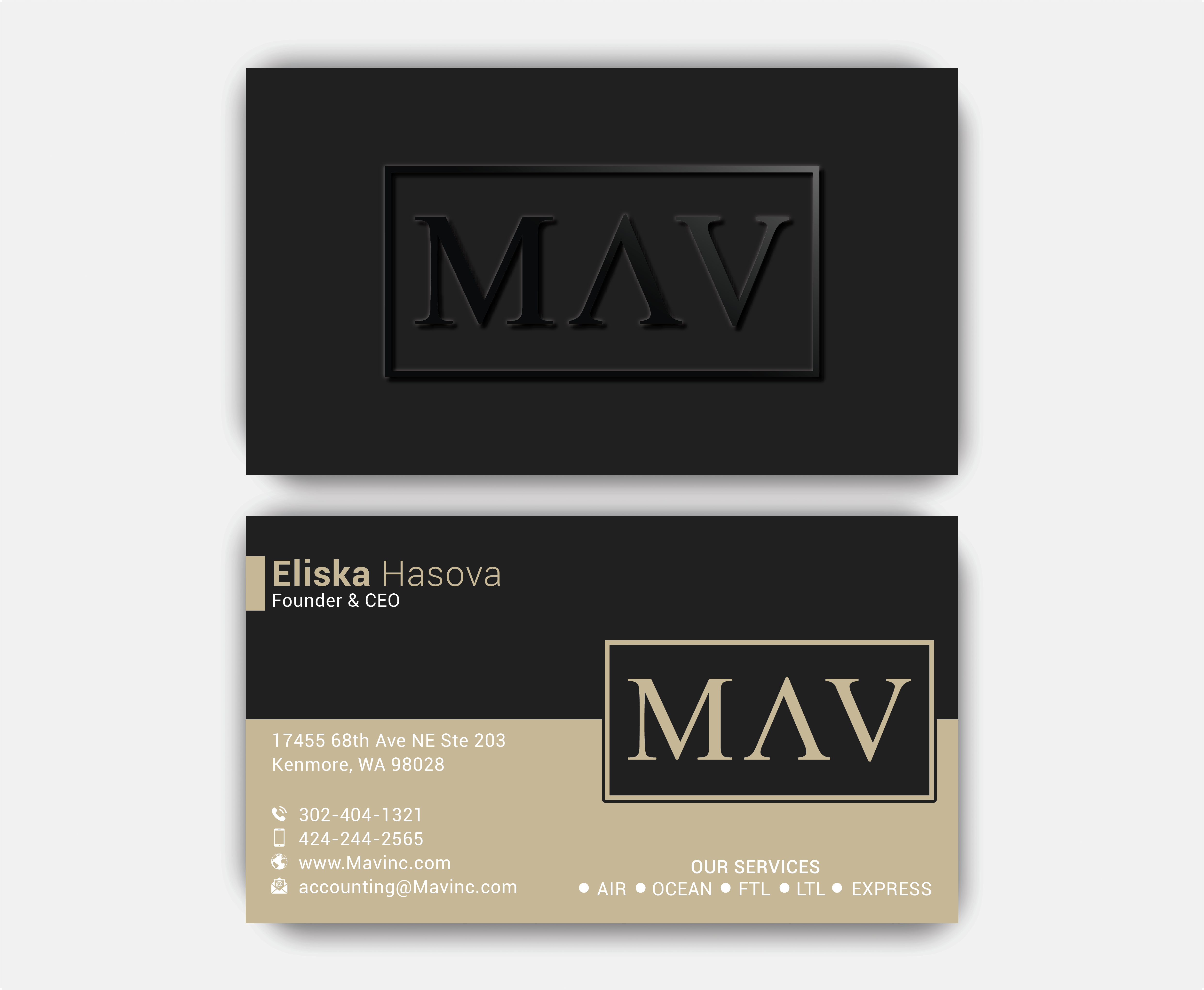 Business Card Design by DesignerShahadat for this project | Design #36618599