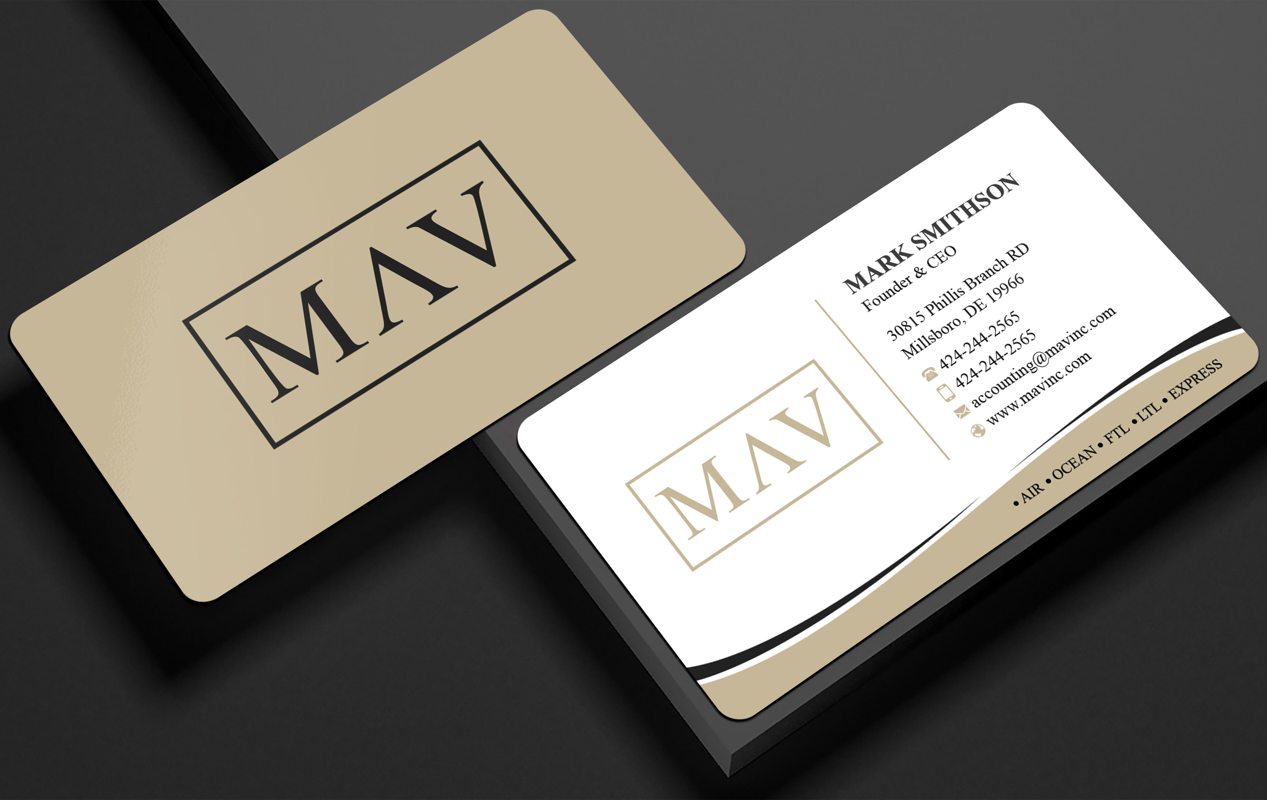 Business Card Design by Sabbir_2025 for this project | Design #36616750