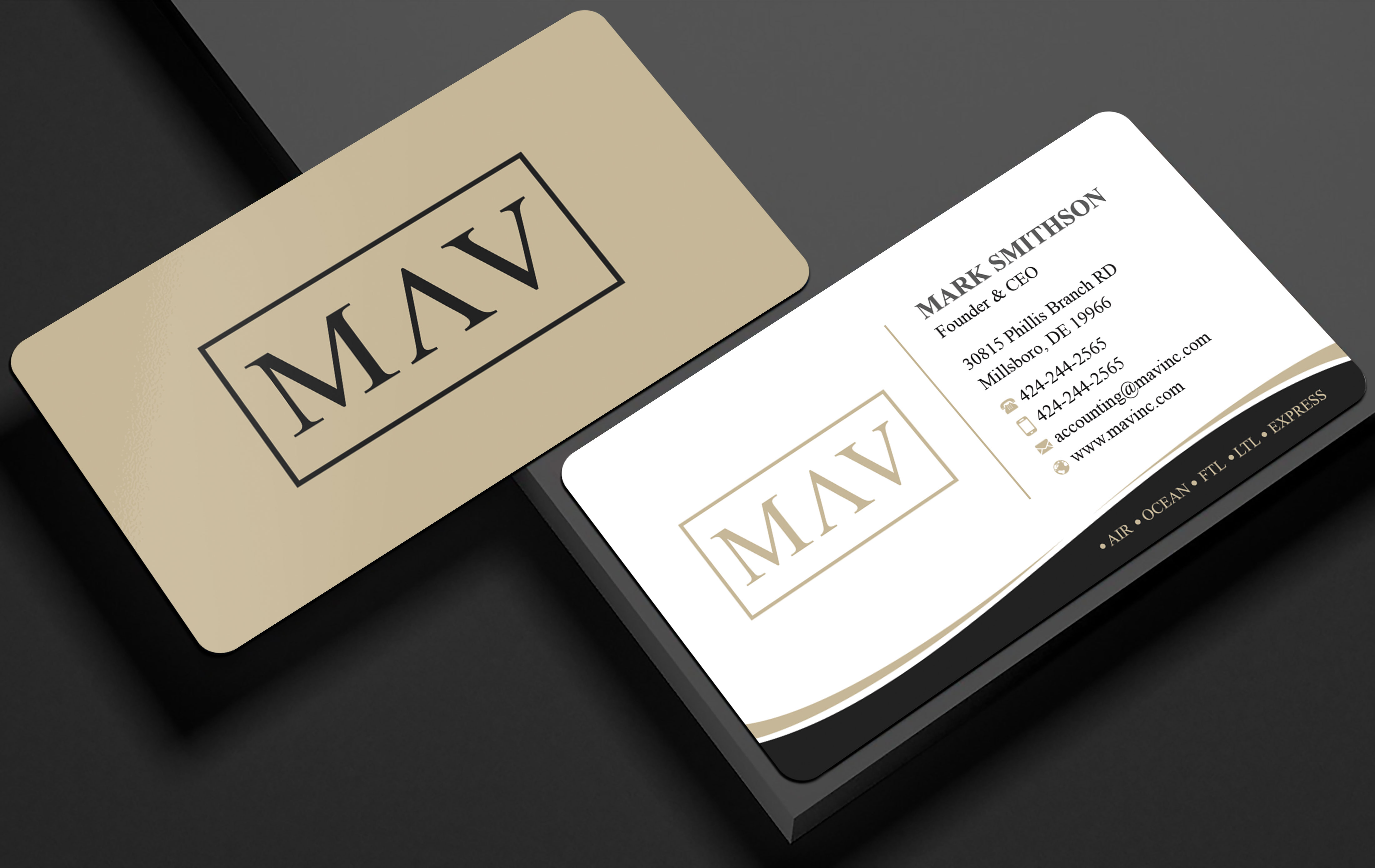 Diseño de Tarjeta de Presentación por Sabbir_2025 para este proyecto | Diseño #36616752