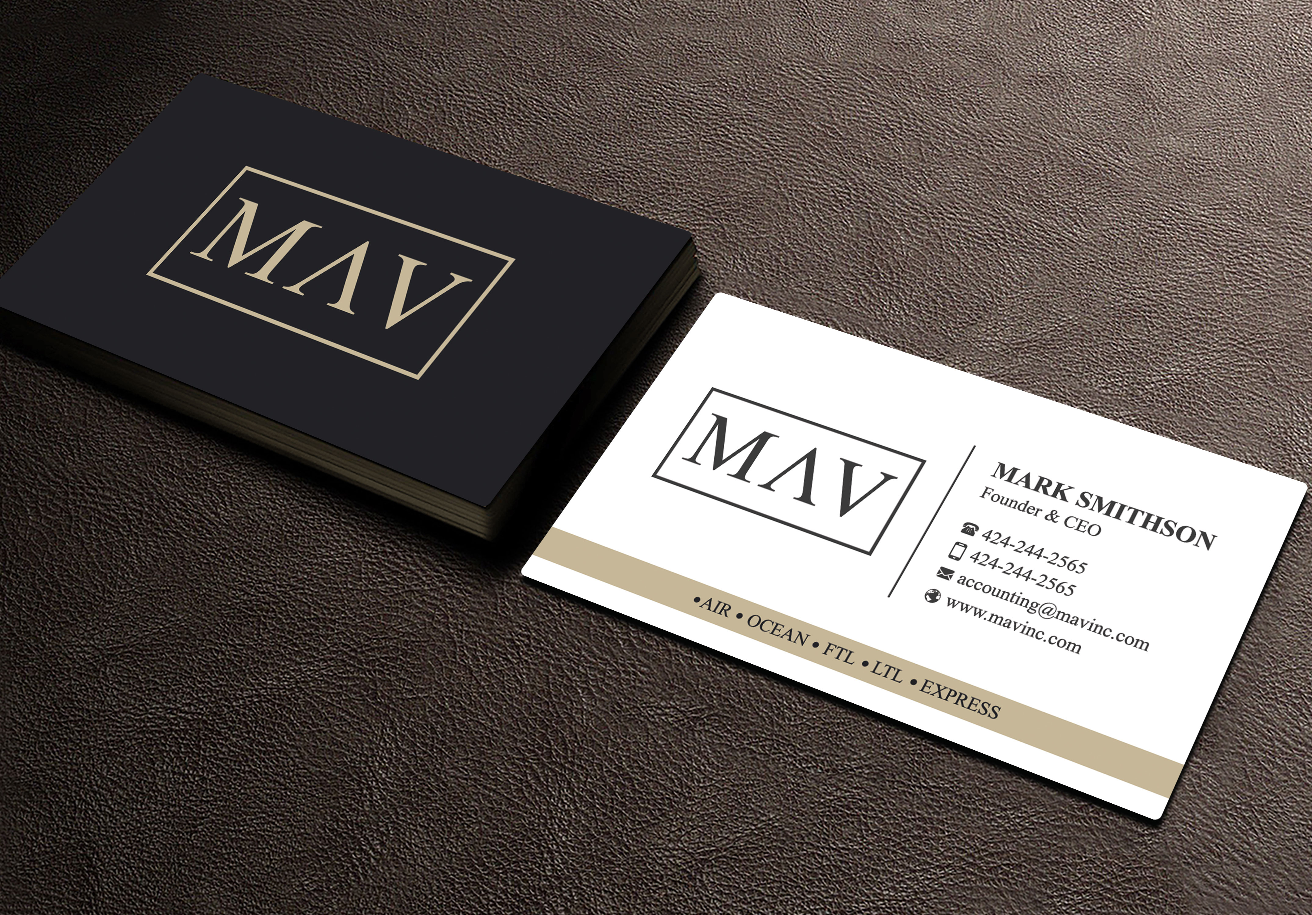 Business Card Design by Sabbir_2025 for this project | Design #36626545