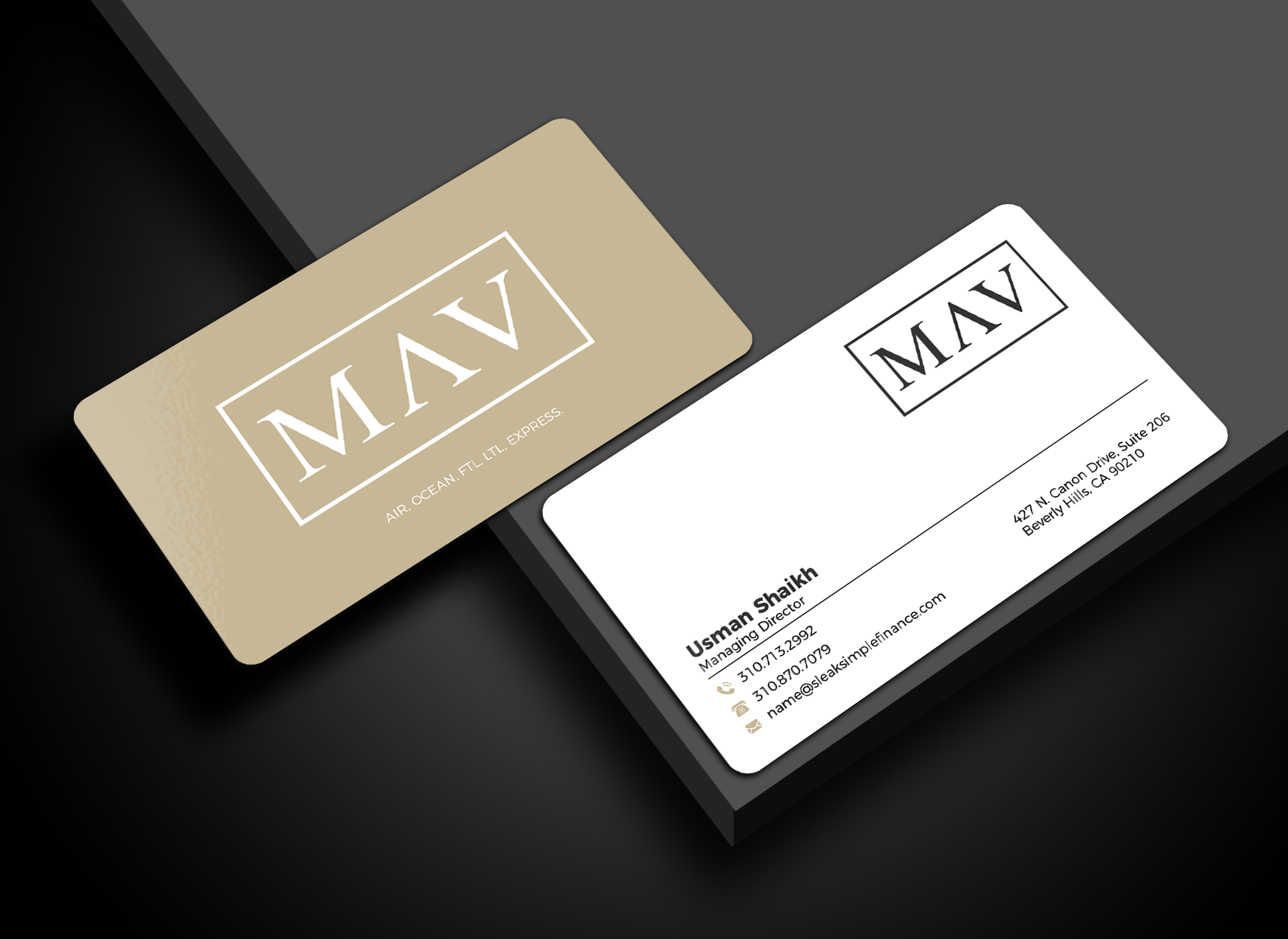 Business Card Design by Md. Abuhanifa for this project | Design #36619674