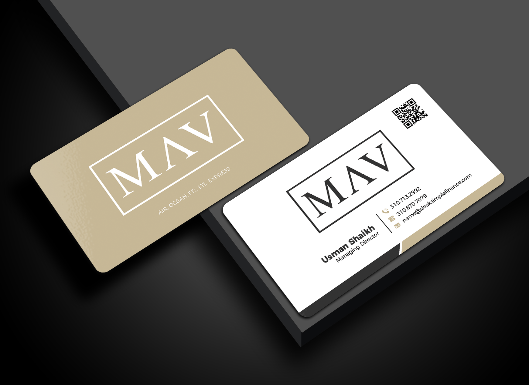 Business Card Design by Md. Abuhanifa for this project | Design #36619676