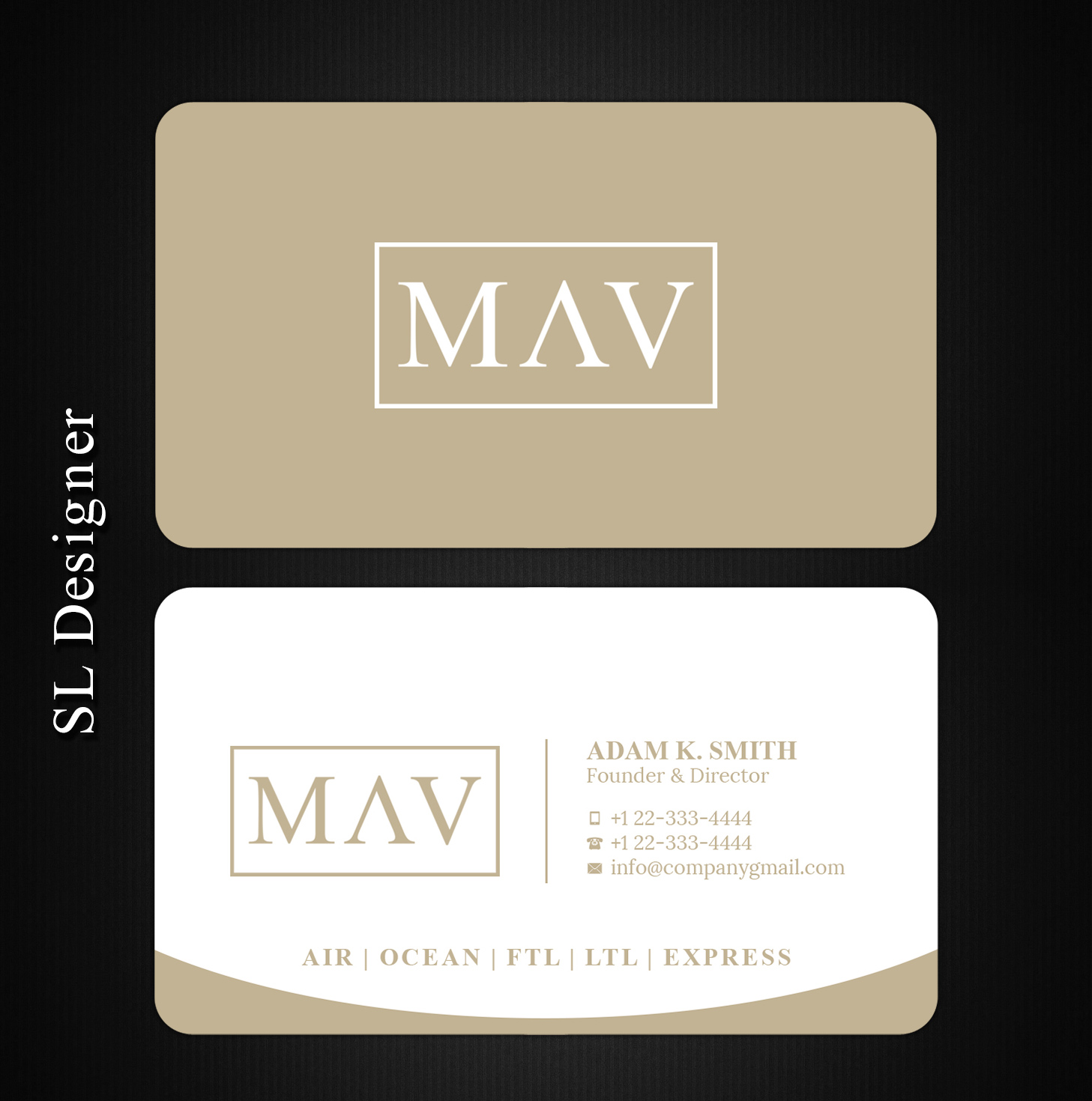 Business Card Design by SL Designer for this project | Design #36620140