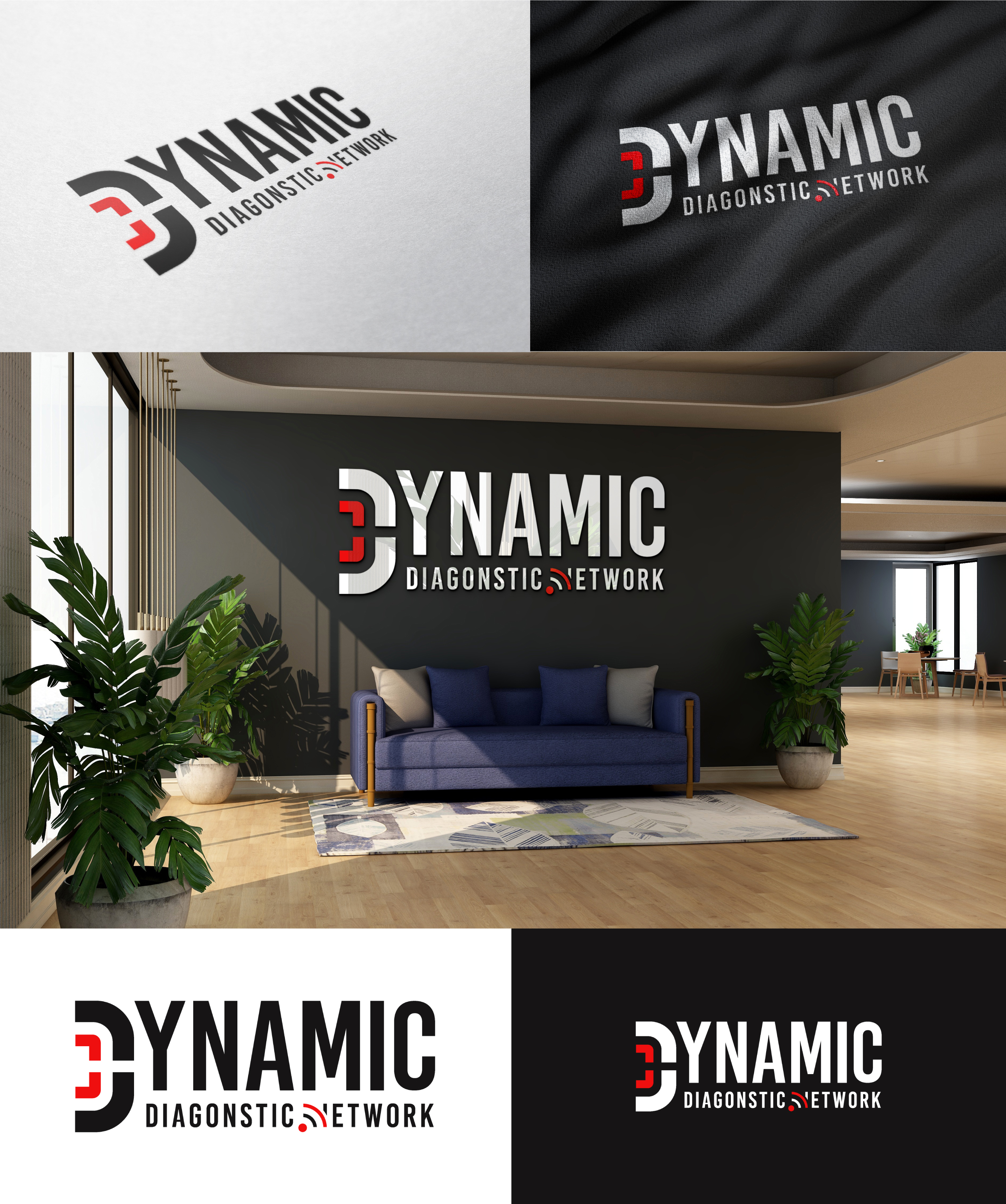 Logo Design by Tube light for All Clear Diagnostics and Calibration | Design #36632084