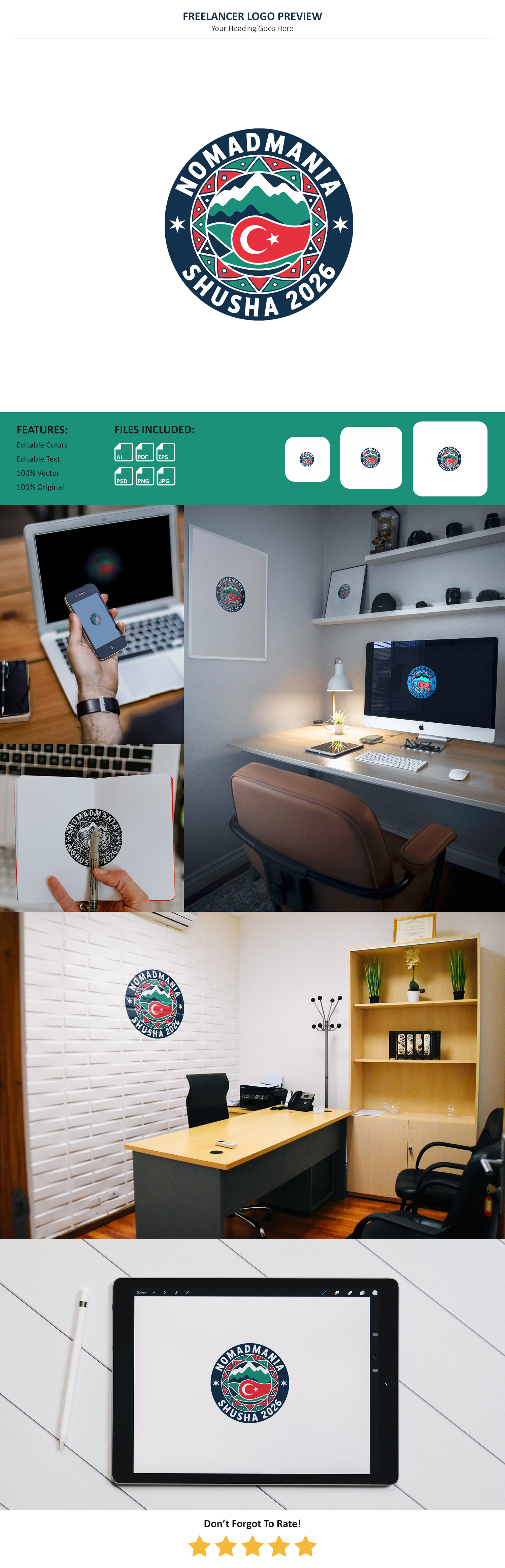 Logo Design by VectorForge for NomadMania | Design #36630909