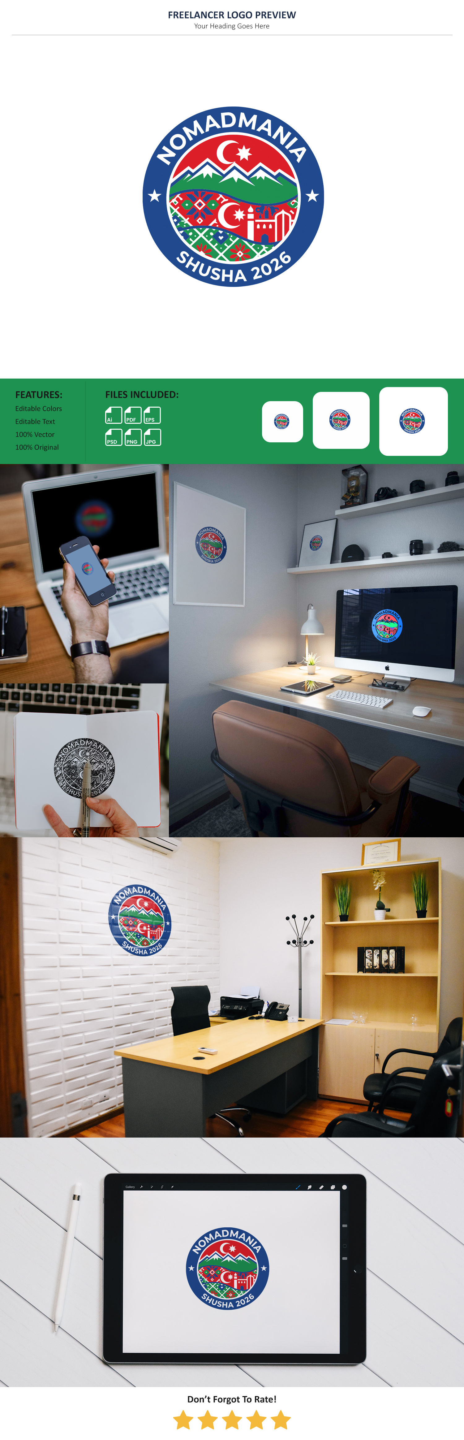 Logo Design by VectorForge for NomadMania | Design #36630910