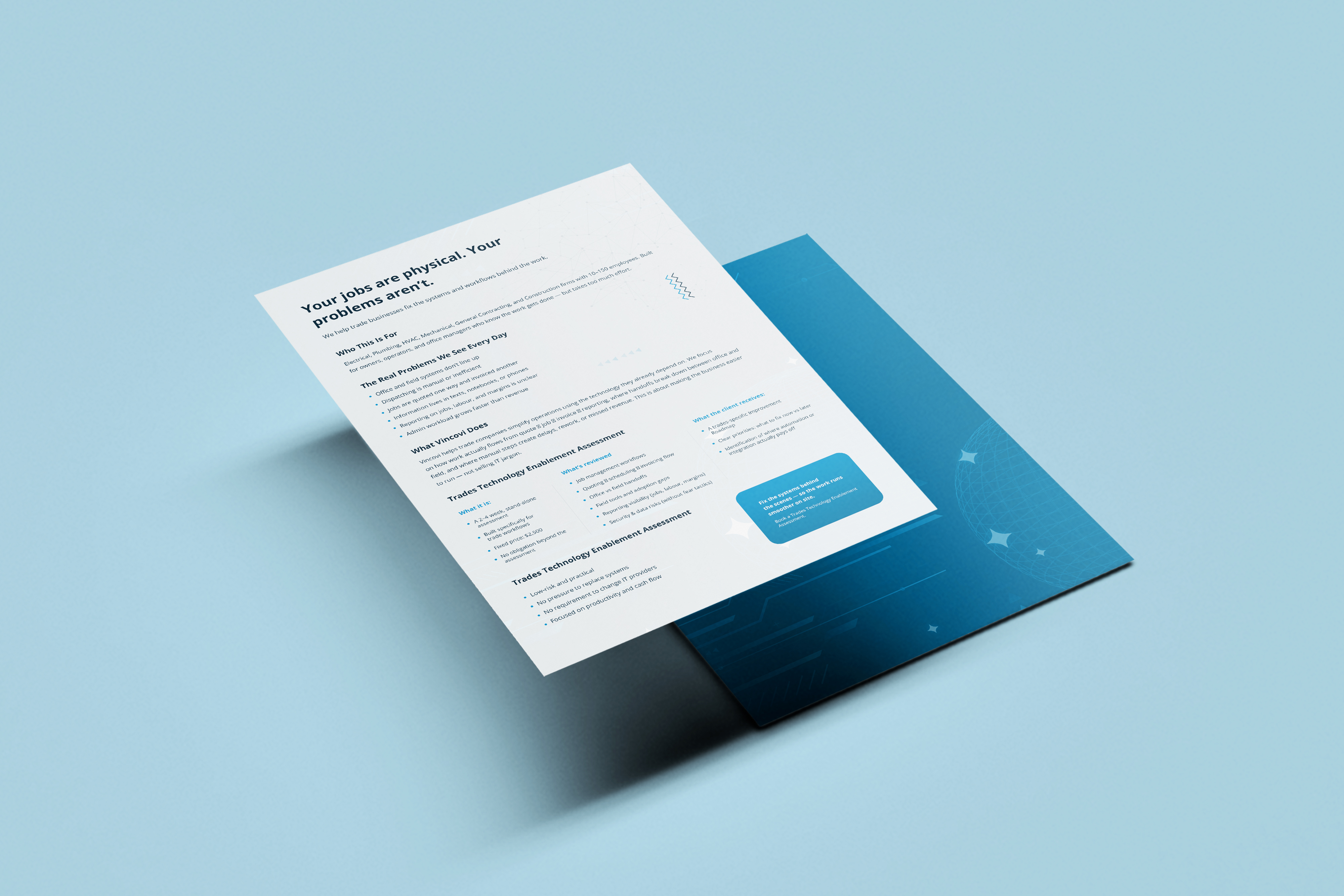 Flyer Design by NZ Creatives for VINCOVI Technology Solutions Inc | Design #36631129