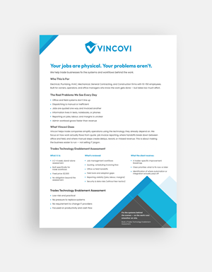 Flyer Design by NZ Creatives for VINCOVI Technology Solutions Inc | Design: #36631130