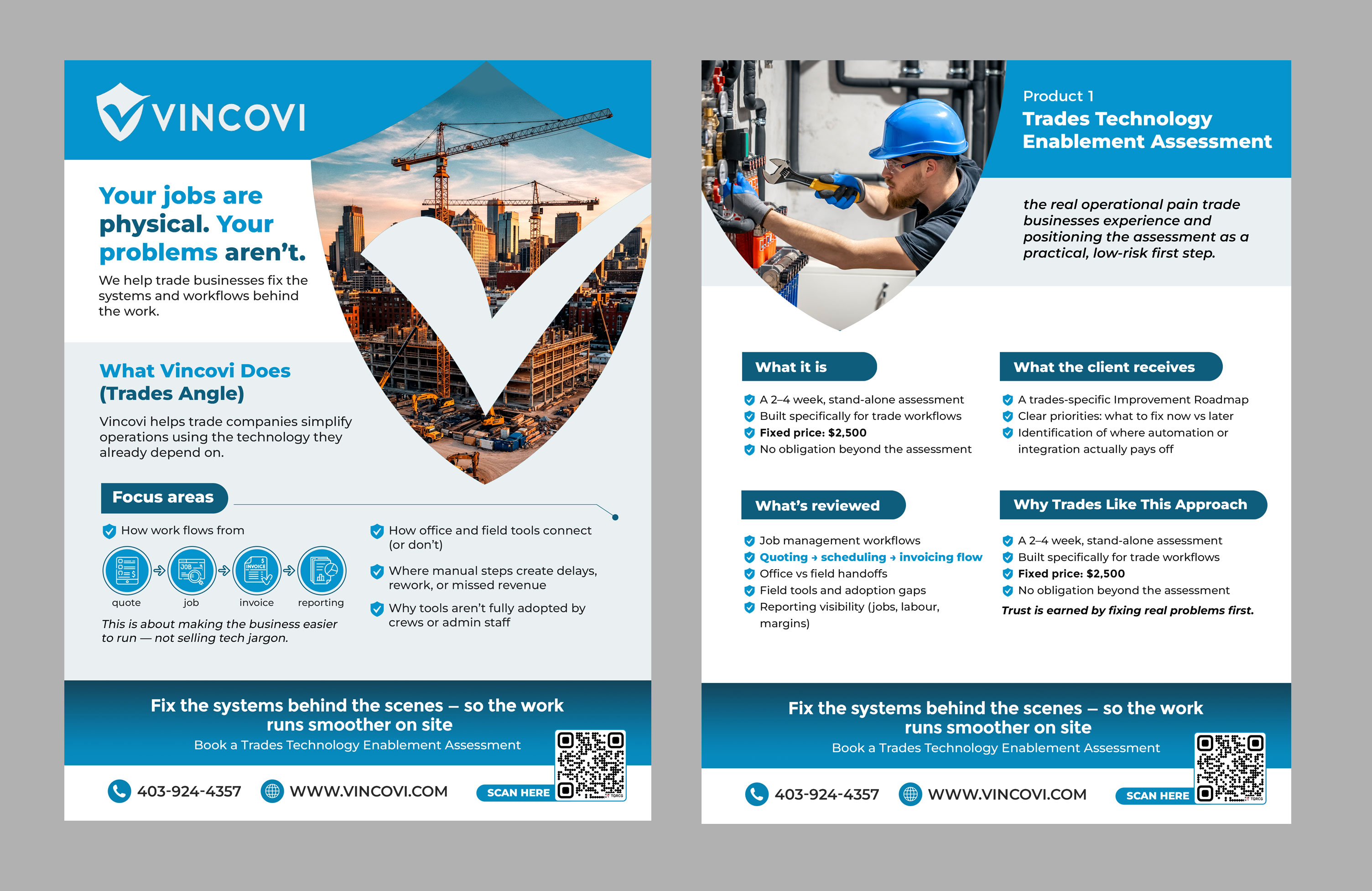 Flyer Design by Stan$oul for VINCOVI Technology Solutions Inc | Design #36628727