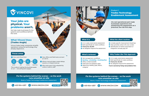 Flyer Design by Stan$oul for VINCOVI Technology Solutions Inc | Design: #36628727