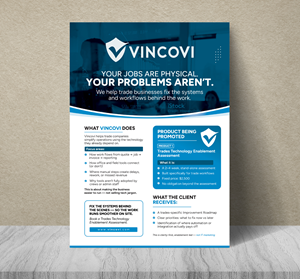 Flyer Design by Dzhafir for VINCOVI Technology Solutions Inc | Design: #36654216