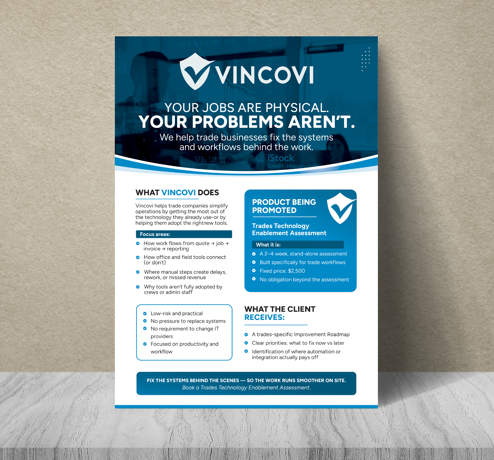 Flyer Design by Dzhafir for VINCOVI Technology Solutions Inc | Design #36667813