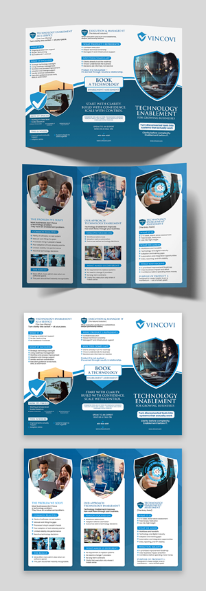Flyer Design by debdesign for VINCOVI Technology Solutions Inc | Design: #36629683