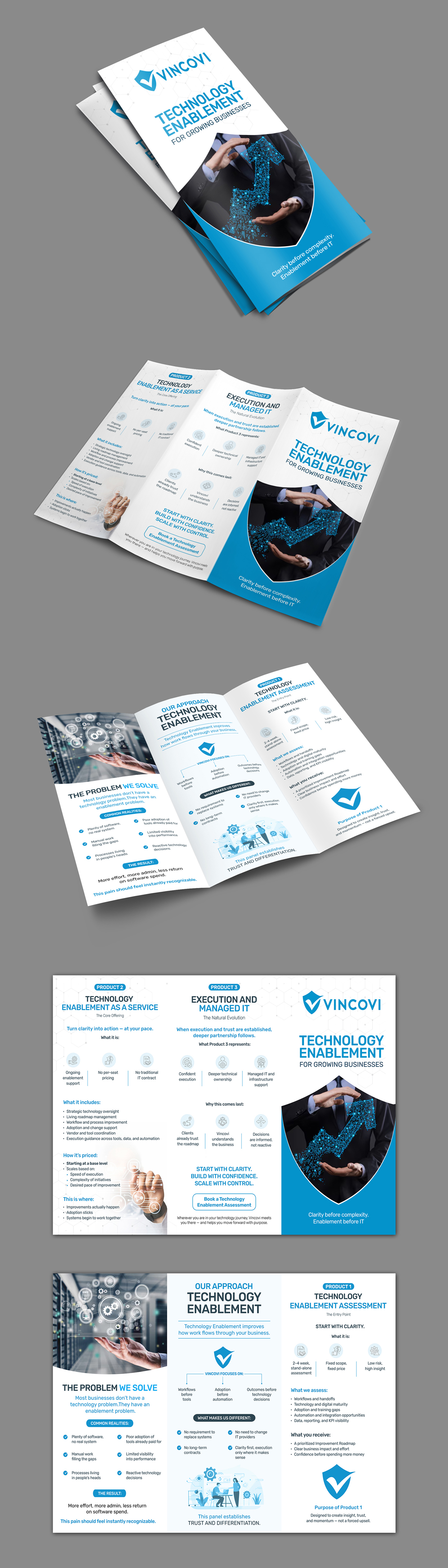 Flyer Design by 123graphics for VINCOVI Technology Solutions Inc | Design #36630489