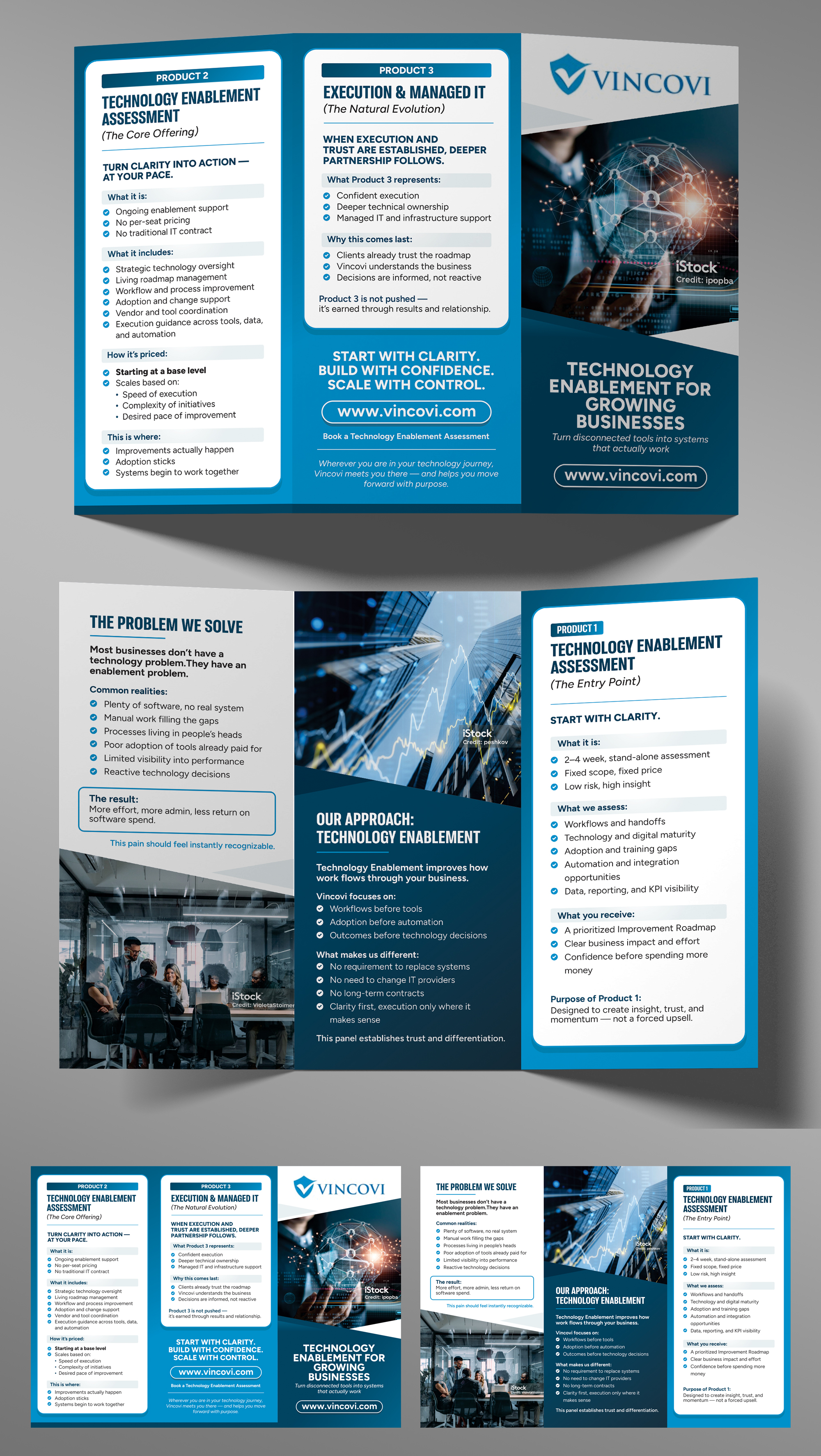 Flyer Design by Dzhafir for VINCOVI Technology Solutions Inc | Design #36628897