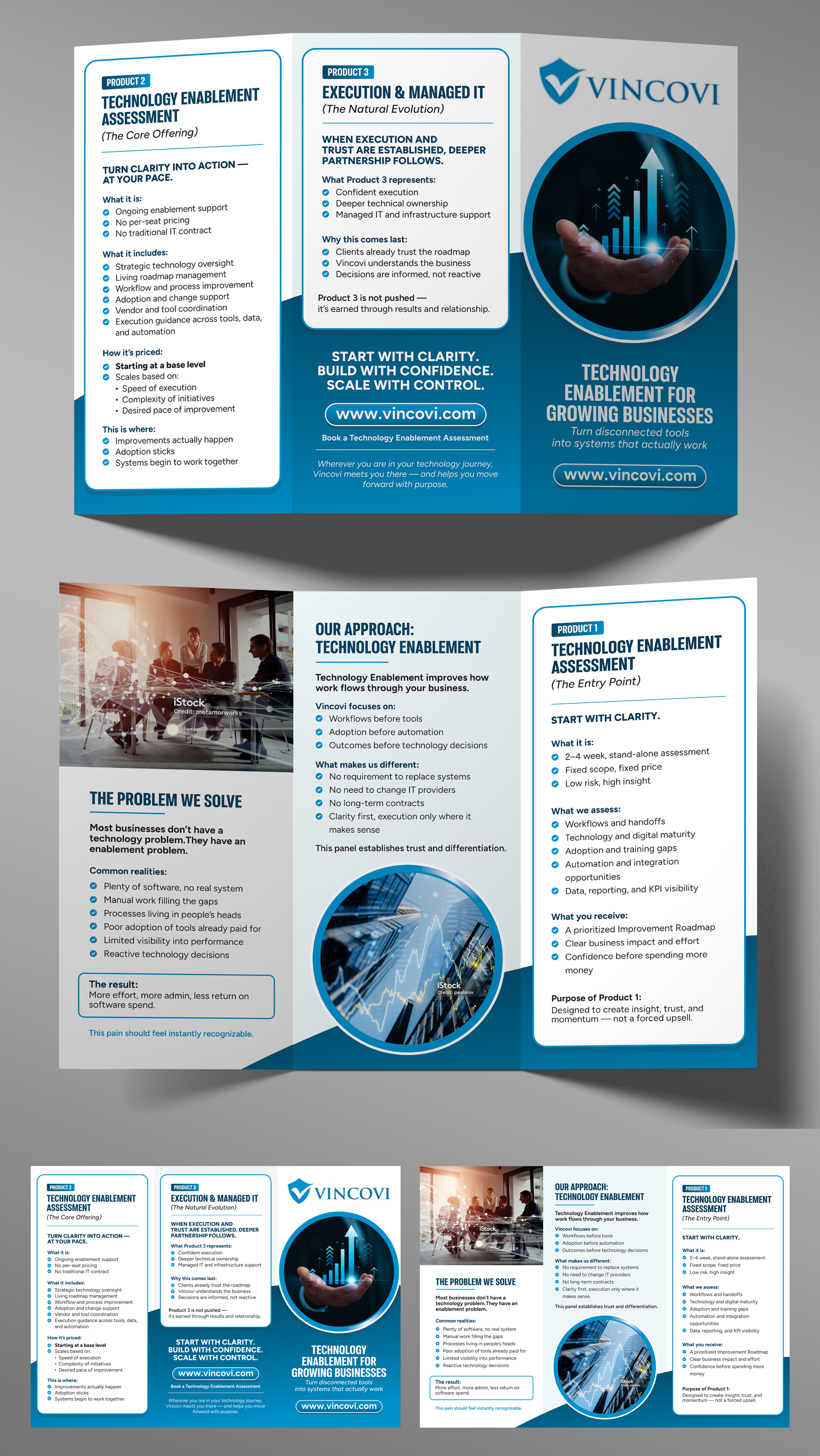 Flyer Design by Dzhafir for VINCOVI Technology Solutions Inc | Design #36628898