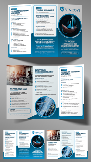 Flyer Design by Dzhafir for VINCOVI Technology Solutions Inc | Design: #36628898