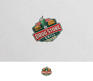 Logo Design by Afsana_Hoque for Madison Drugstore Grill | Design: #36640074