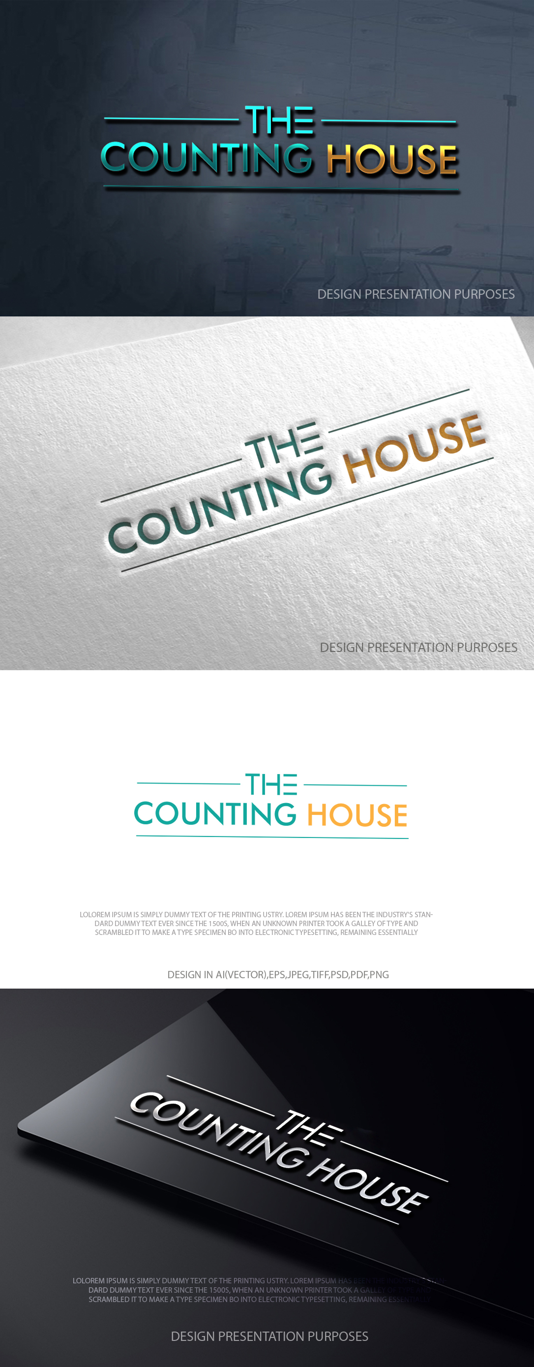 Diseño de Logo por zebronicgraphic para The Counting House | Diseño #36643083