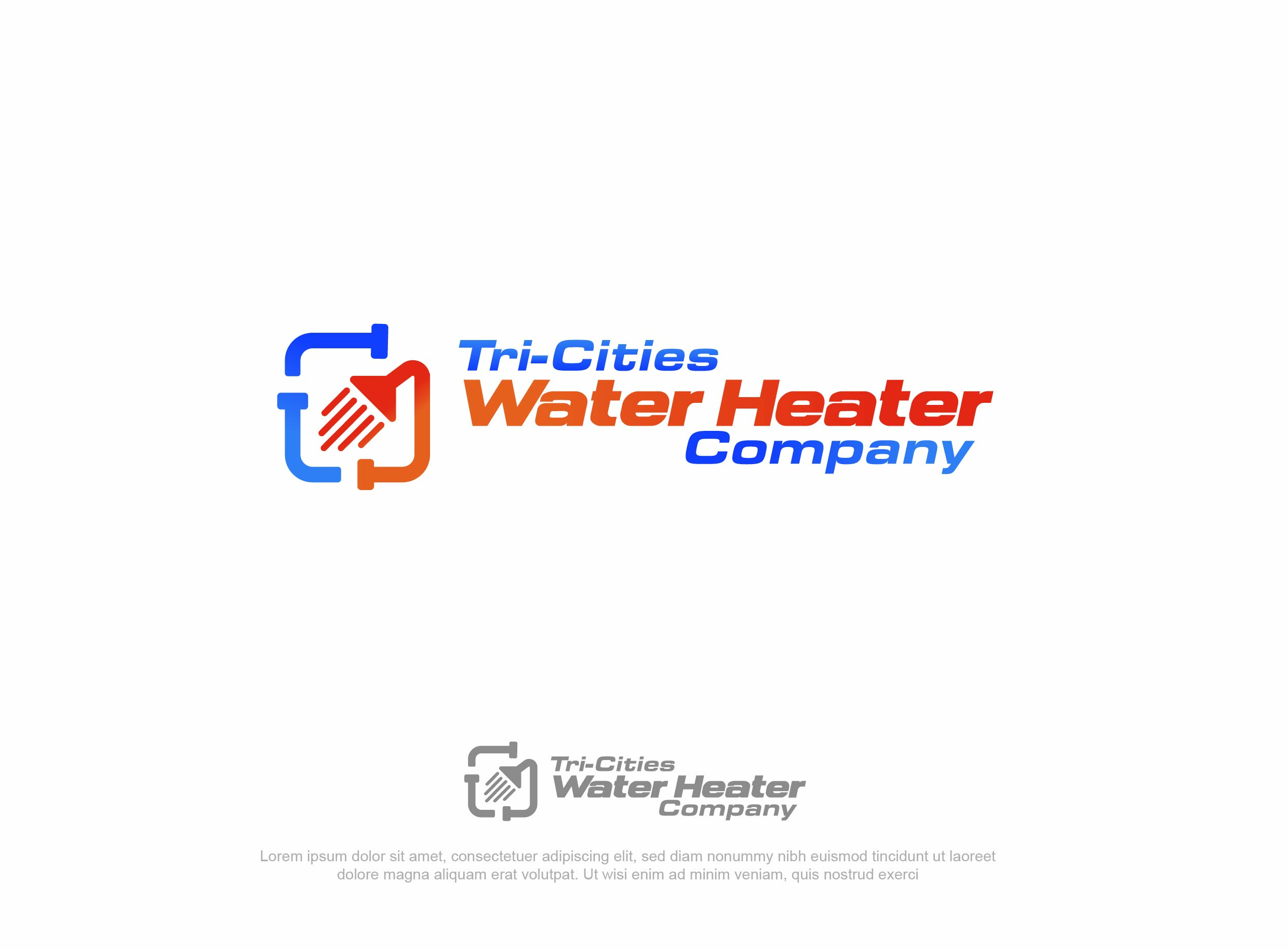 Logo Design by Anton. for Tri-Cities Water Heater Company | Design #36670548