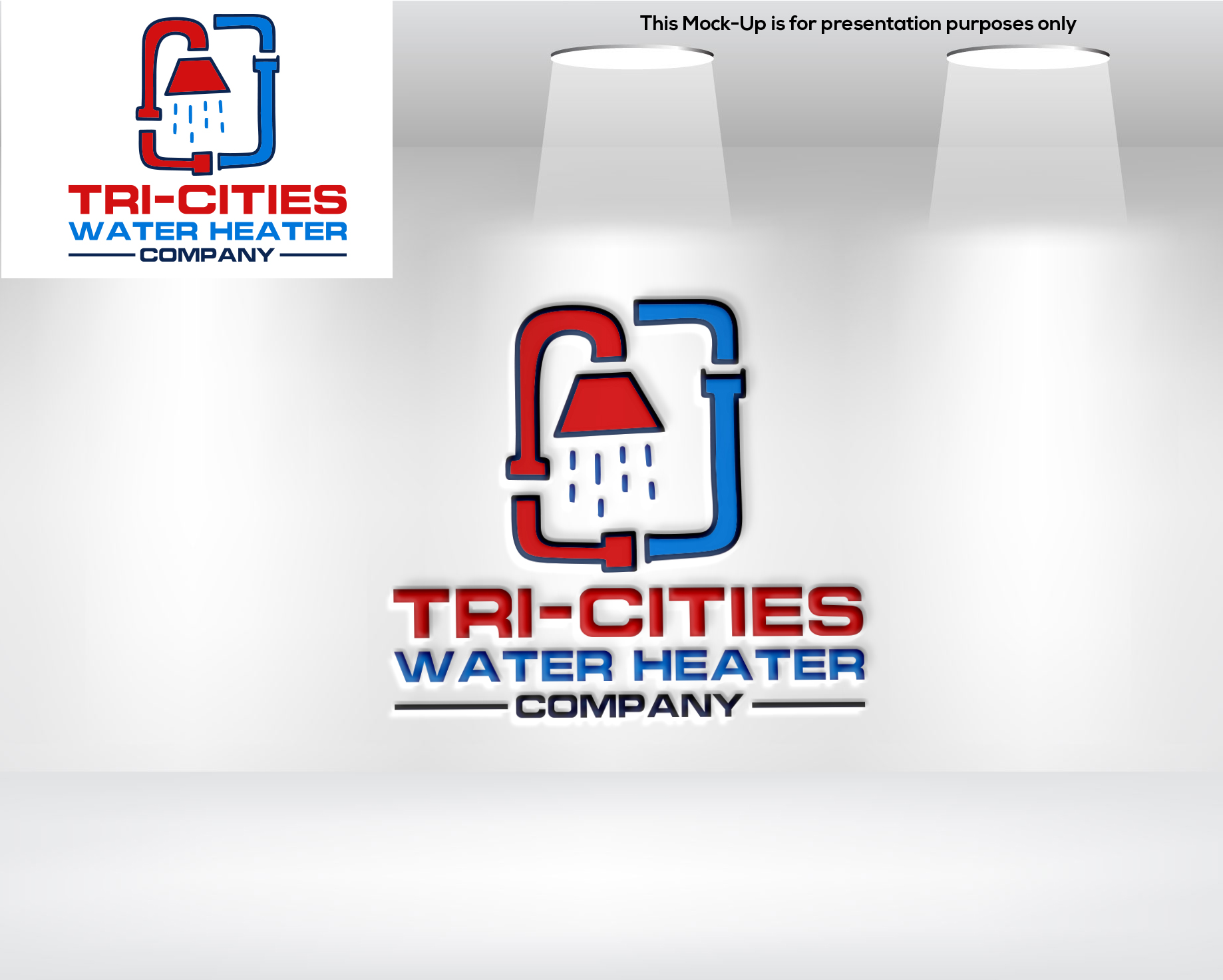 Logo-Design von dubel ko für Tri-Cities Water Heater Company | Design #36645988